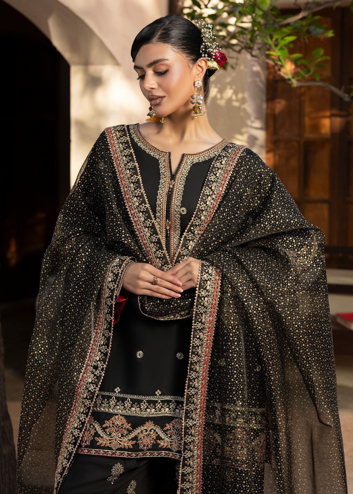 Diara Couture SAHIBA DF 48 BLACK Women 3pcs