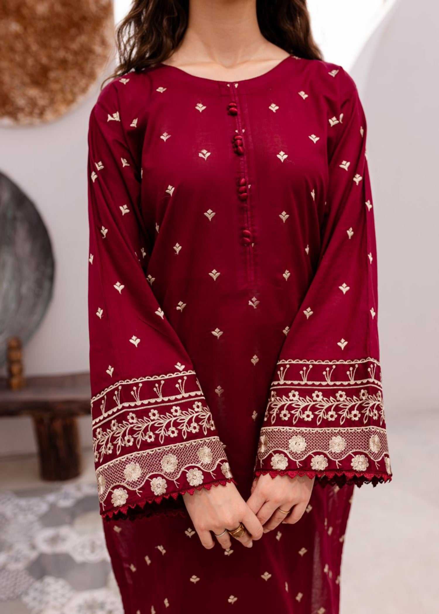 Saifron EMBROID Women 2pcs