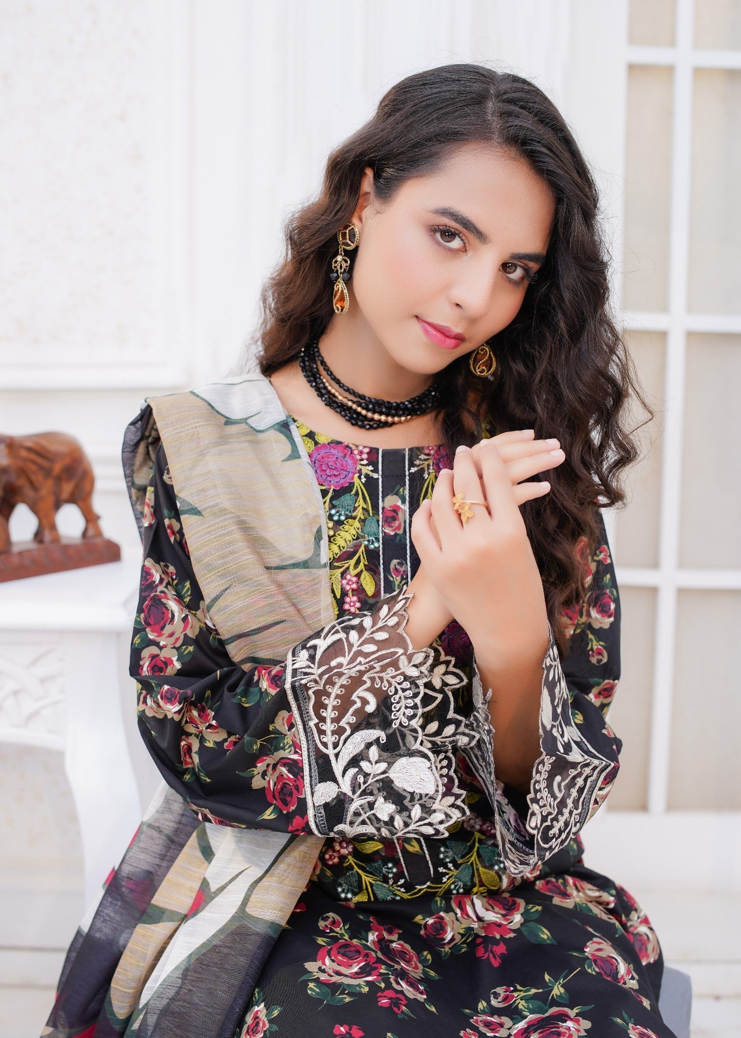 Safdar Embroidery Printed Pure Lawn Embroidered 15 Women 3pcs