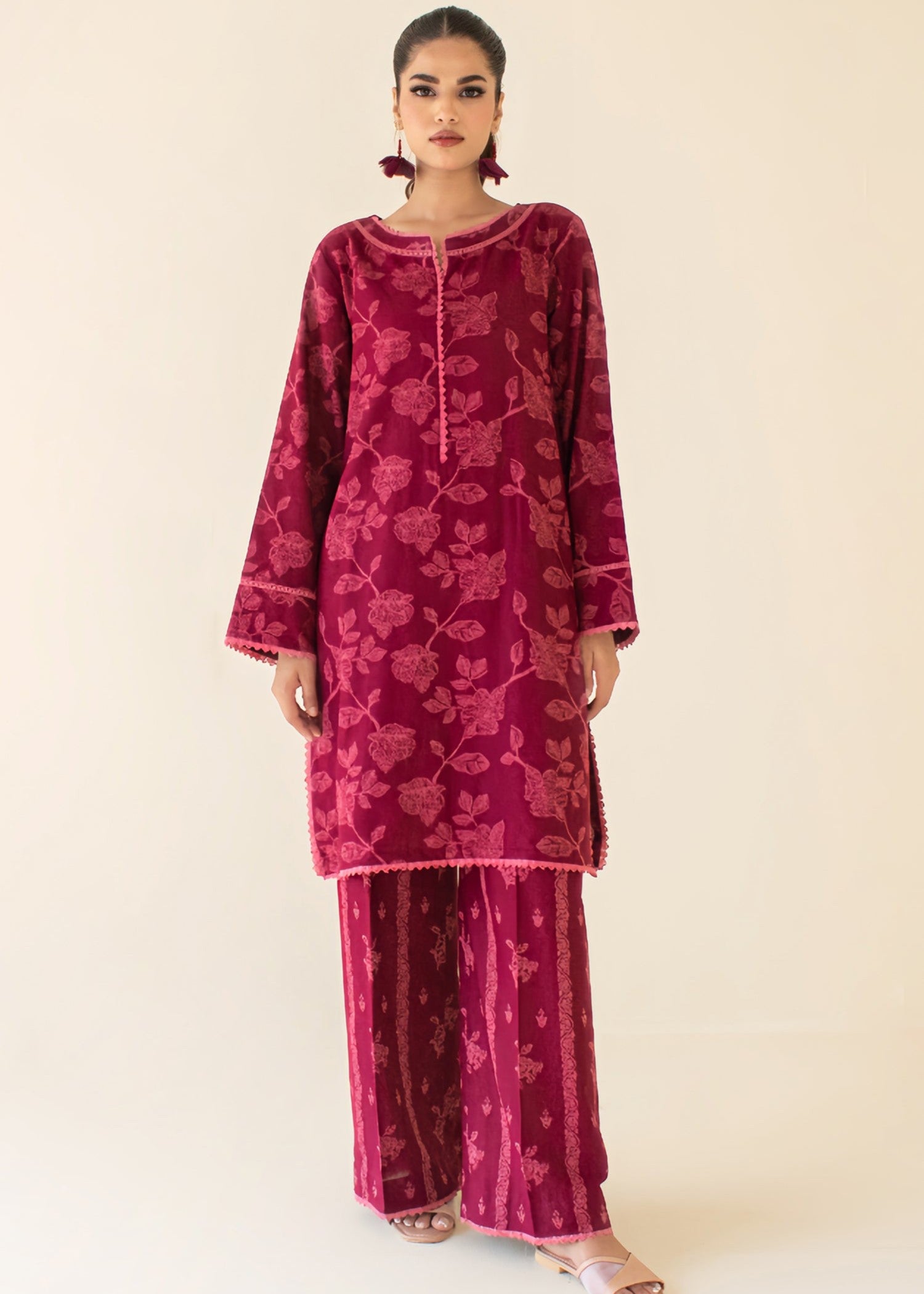 Orient Stitched | | Premium Dyed Lawn Jacquard | WRCY24S 2010 Women 2pcs