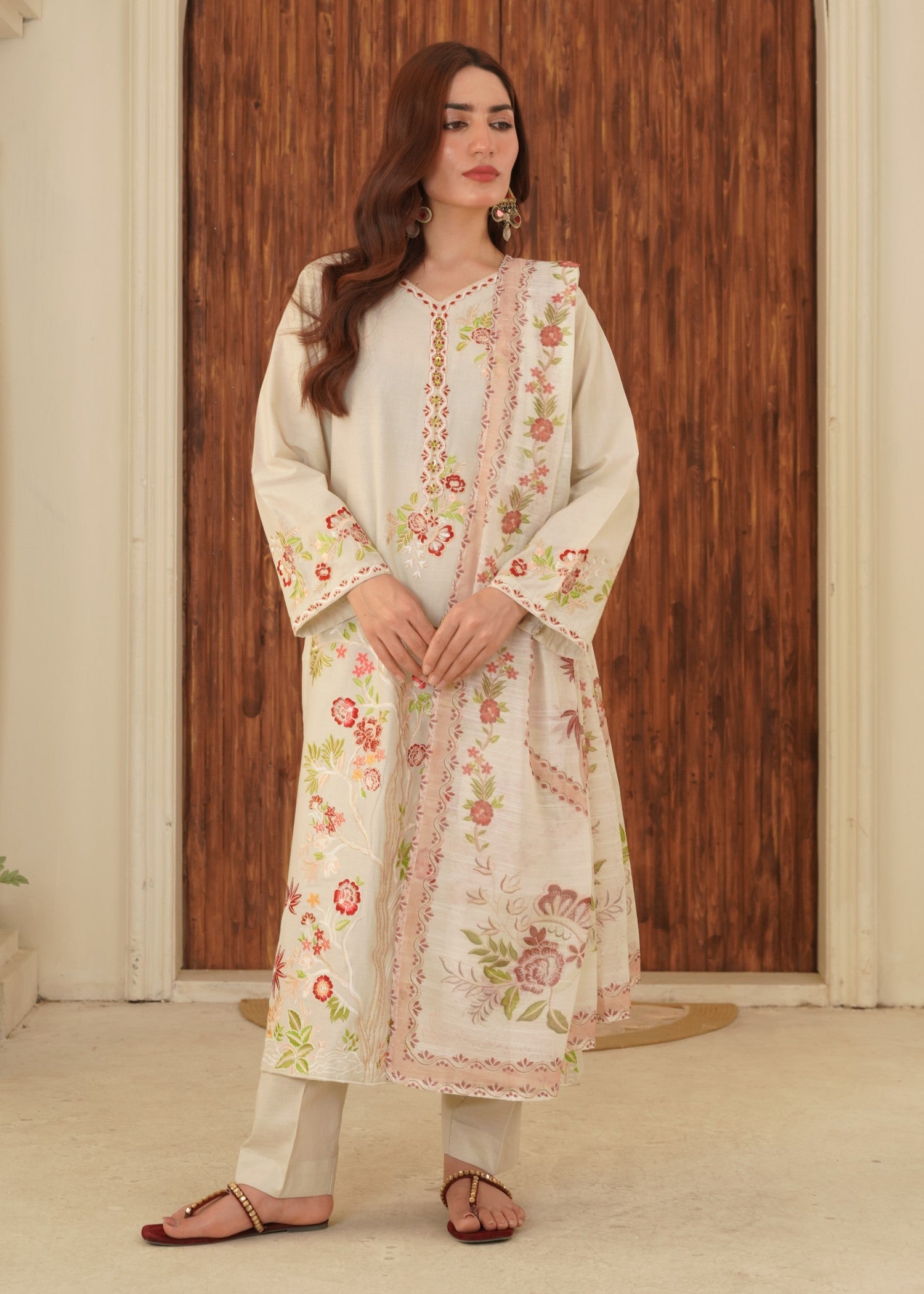 Sahibas By Mirza Gulaal Ivory Women 3pcs