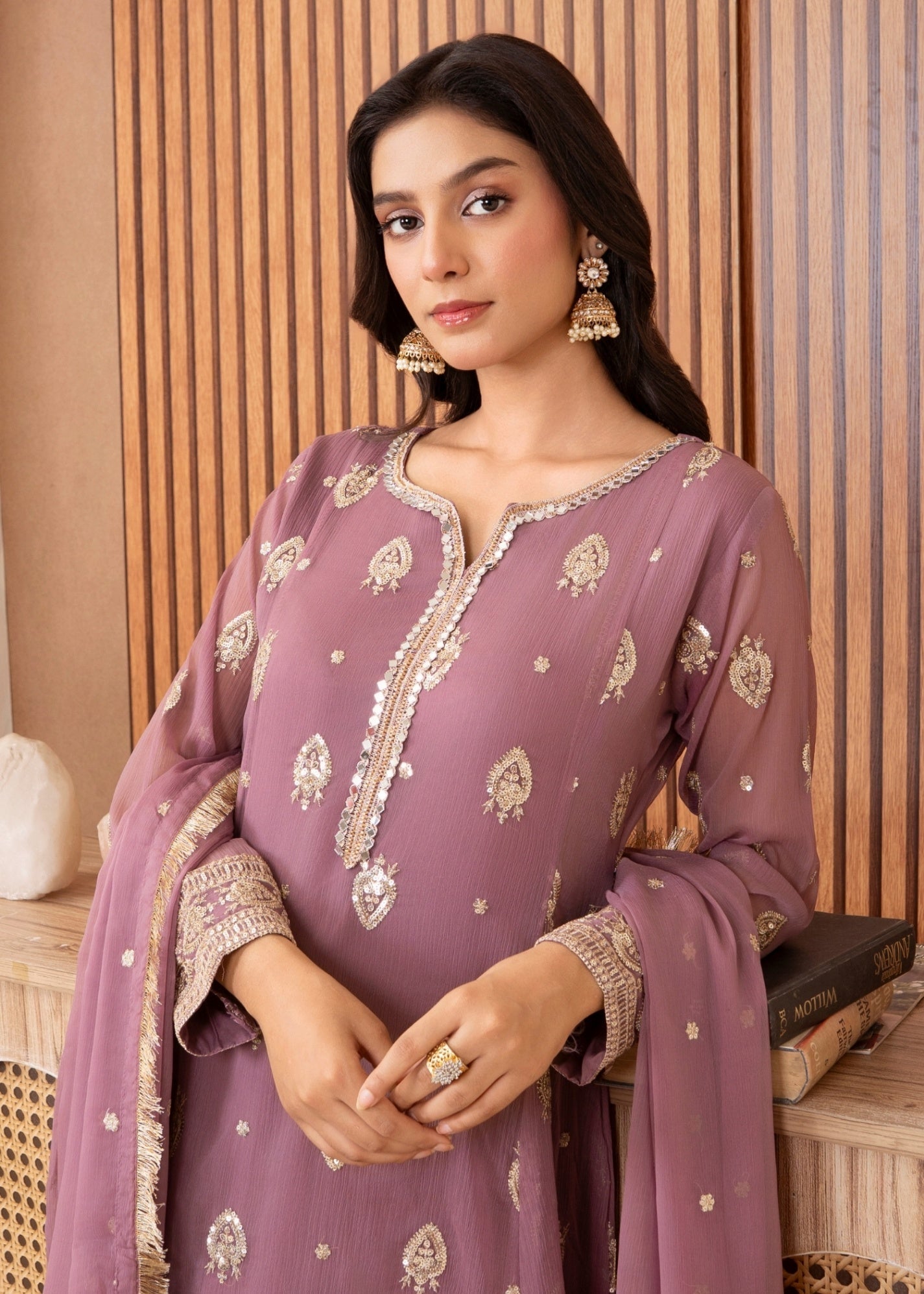 Abaan Zohan Raunak Lilac Women 3pcs