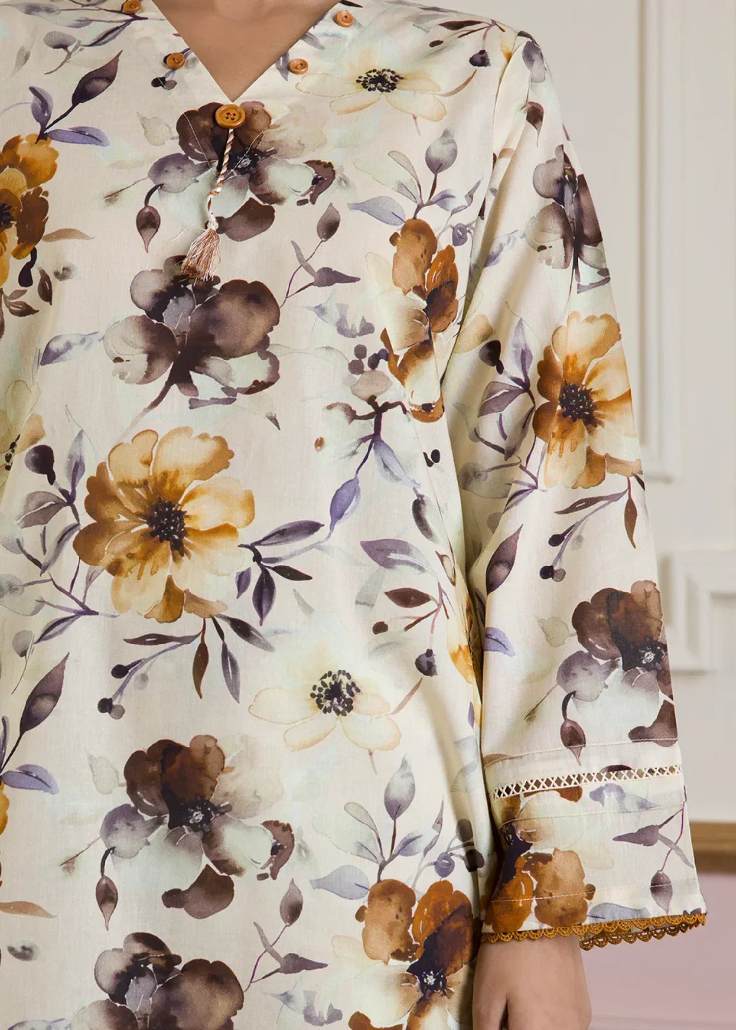 Zellbury WPS2522177 Off White Women 2pcs