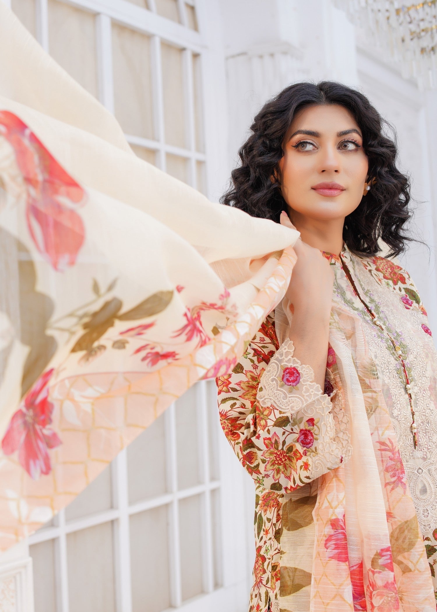 Safdar Embroidery Printed Pure Lawn Embroidered 20 Women 3pcs