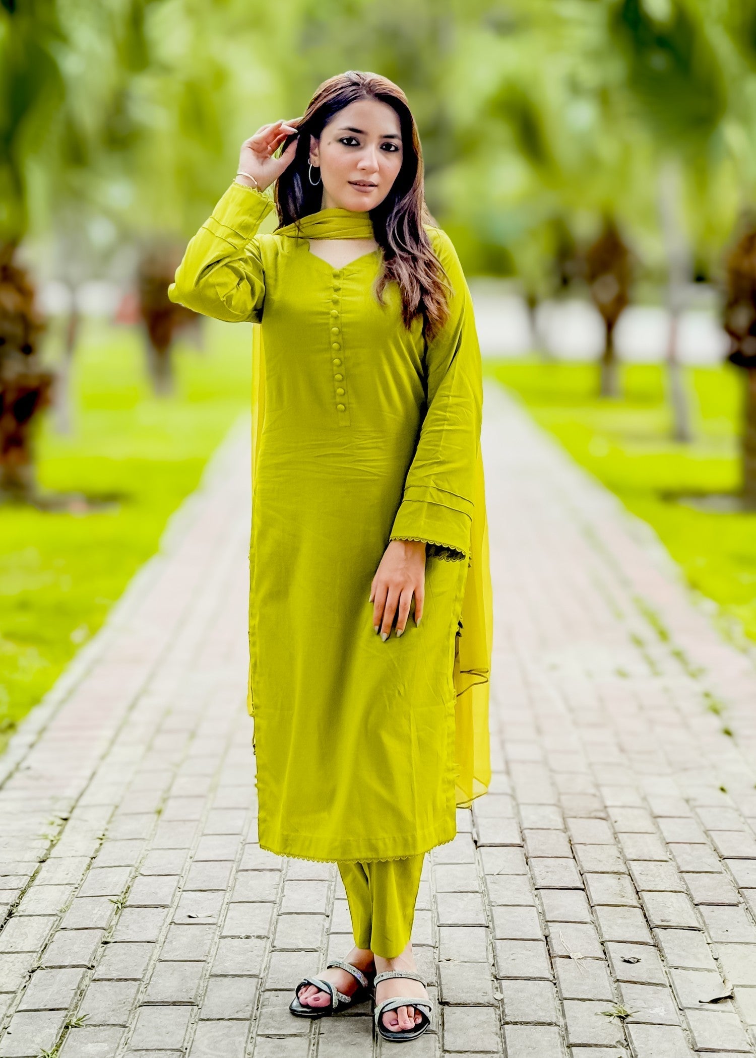 Noorey Libas Basant Women 3pcs