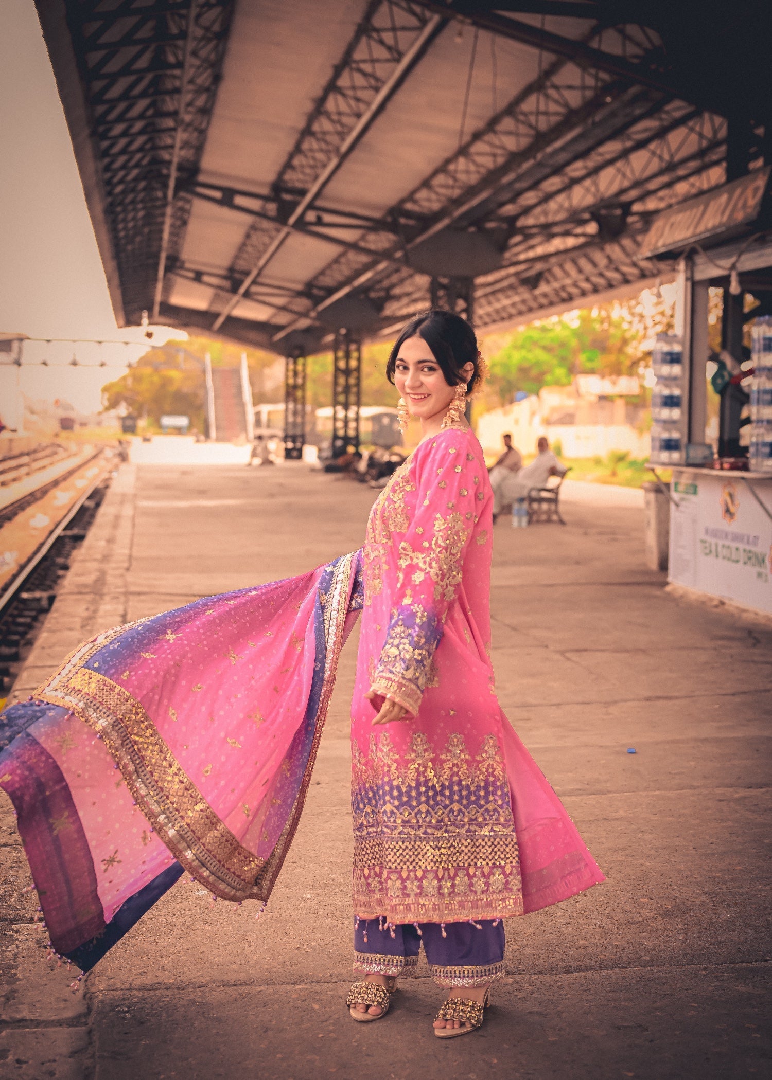 Suits By Sadia Desi glam Women 3pcs