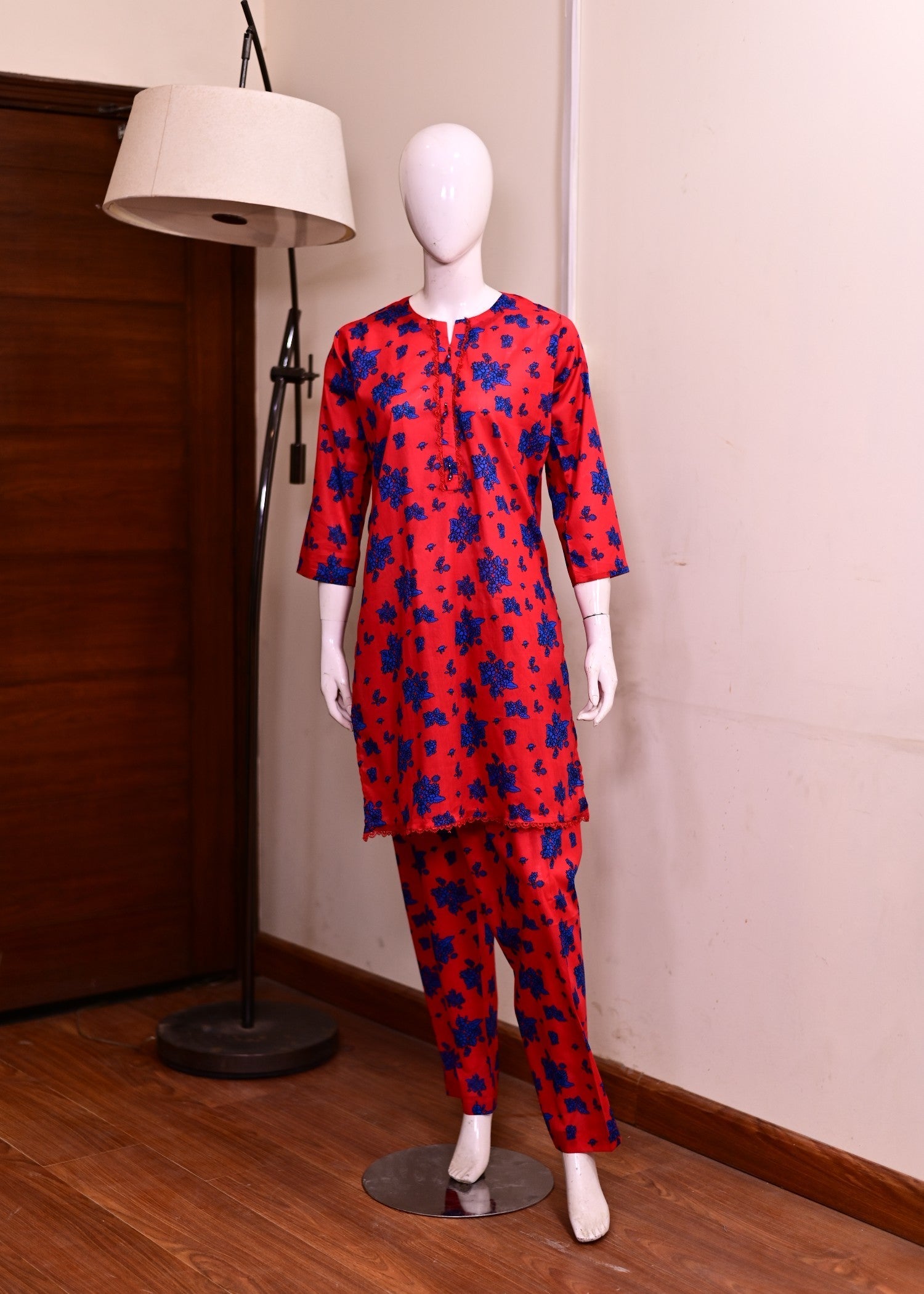 The Erra Red Bloom Women 2pcs