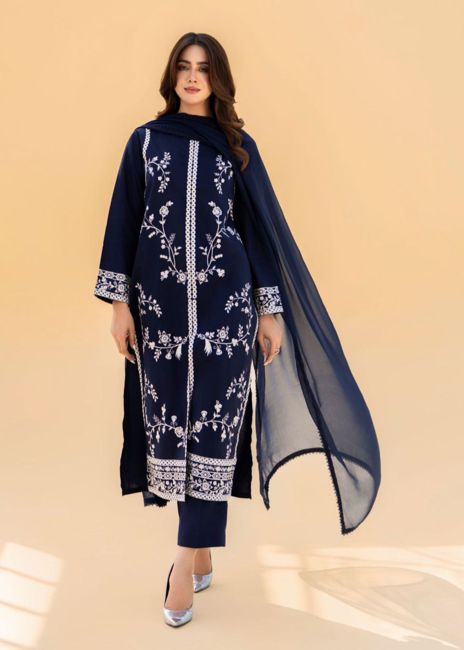 Bin Fatteh Fashion Neelam Women 3pcs