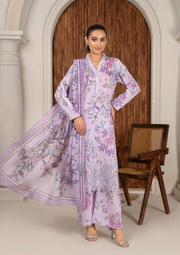 Alfatah Pret Printed Lawn with Embroidery RANAAI S25 0016 Women 3pcs