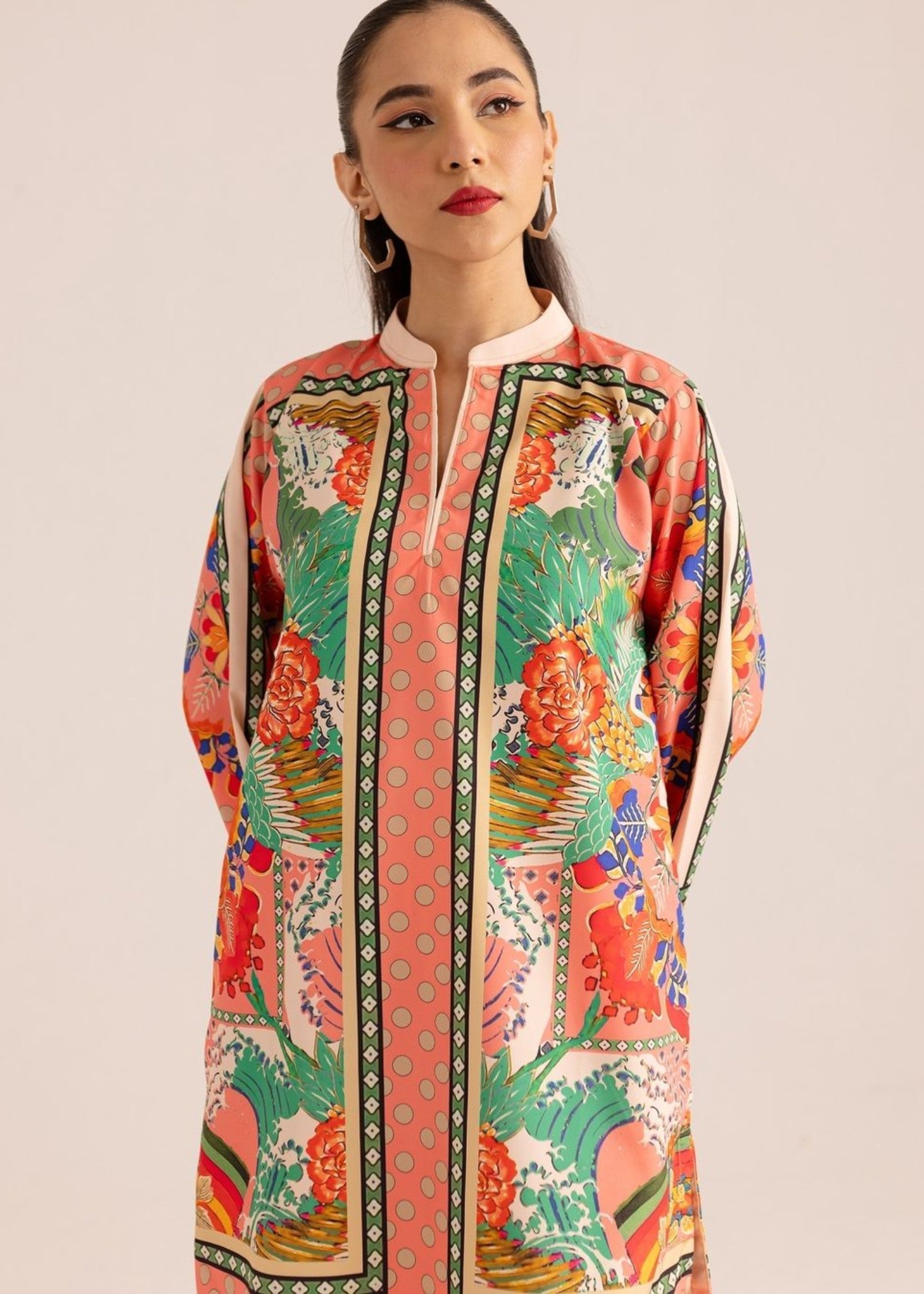 Tehzeeb Libas "Bagh e Baharan" Khaddar Set Women 2pcs