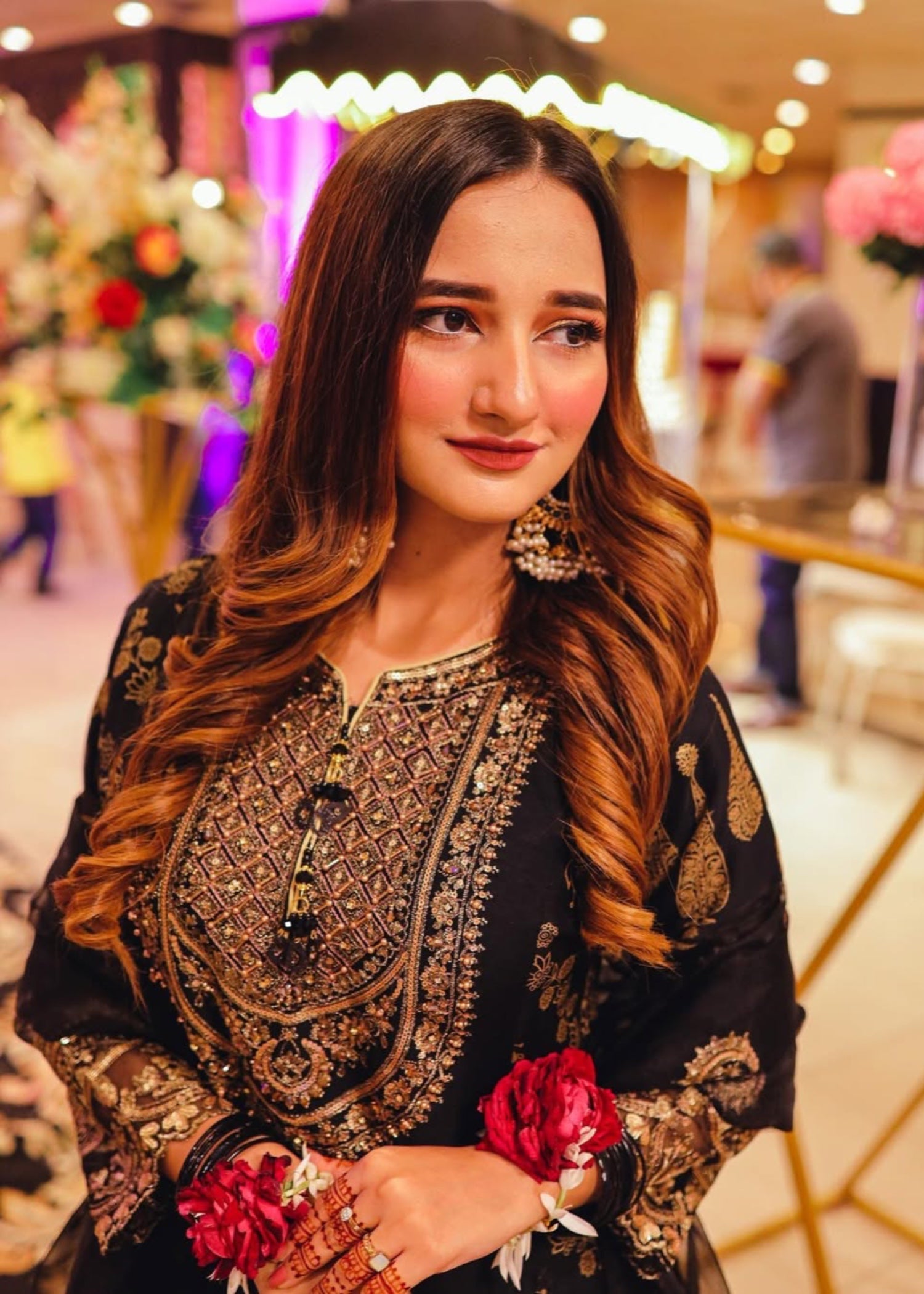 Suits By Sadia IMAAN BLACK GHARARA Women 3pcs