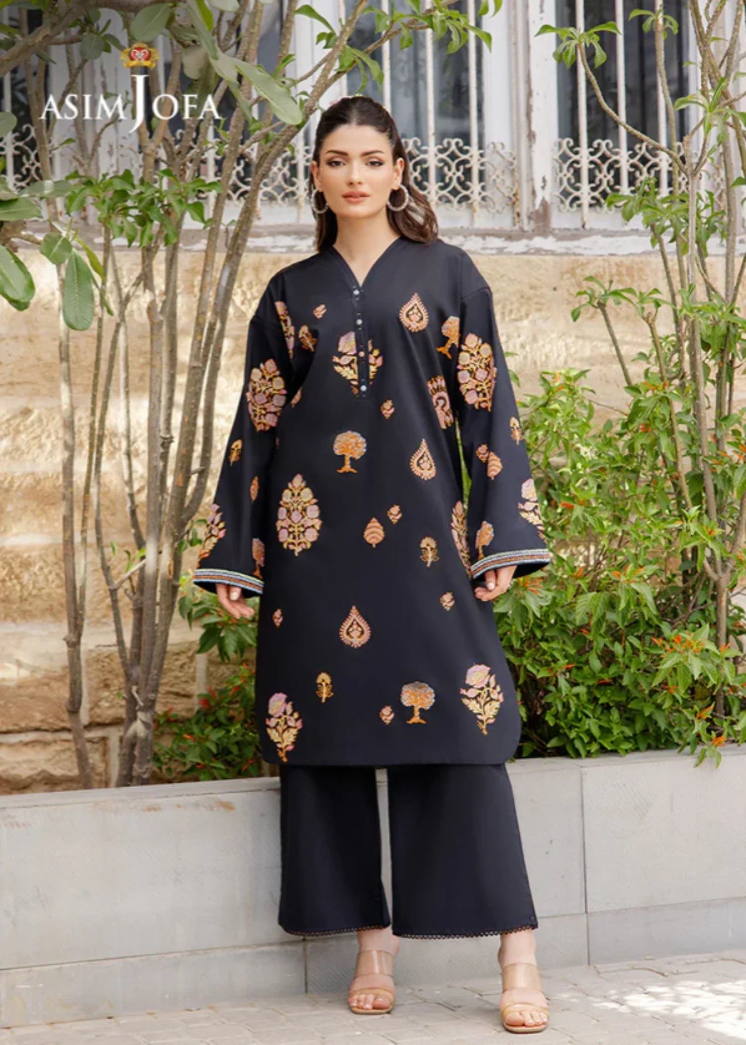 Asim Jofa AJPB 192 PRINTED CAMBRIC STITCHED Women 2pcs