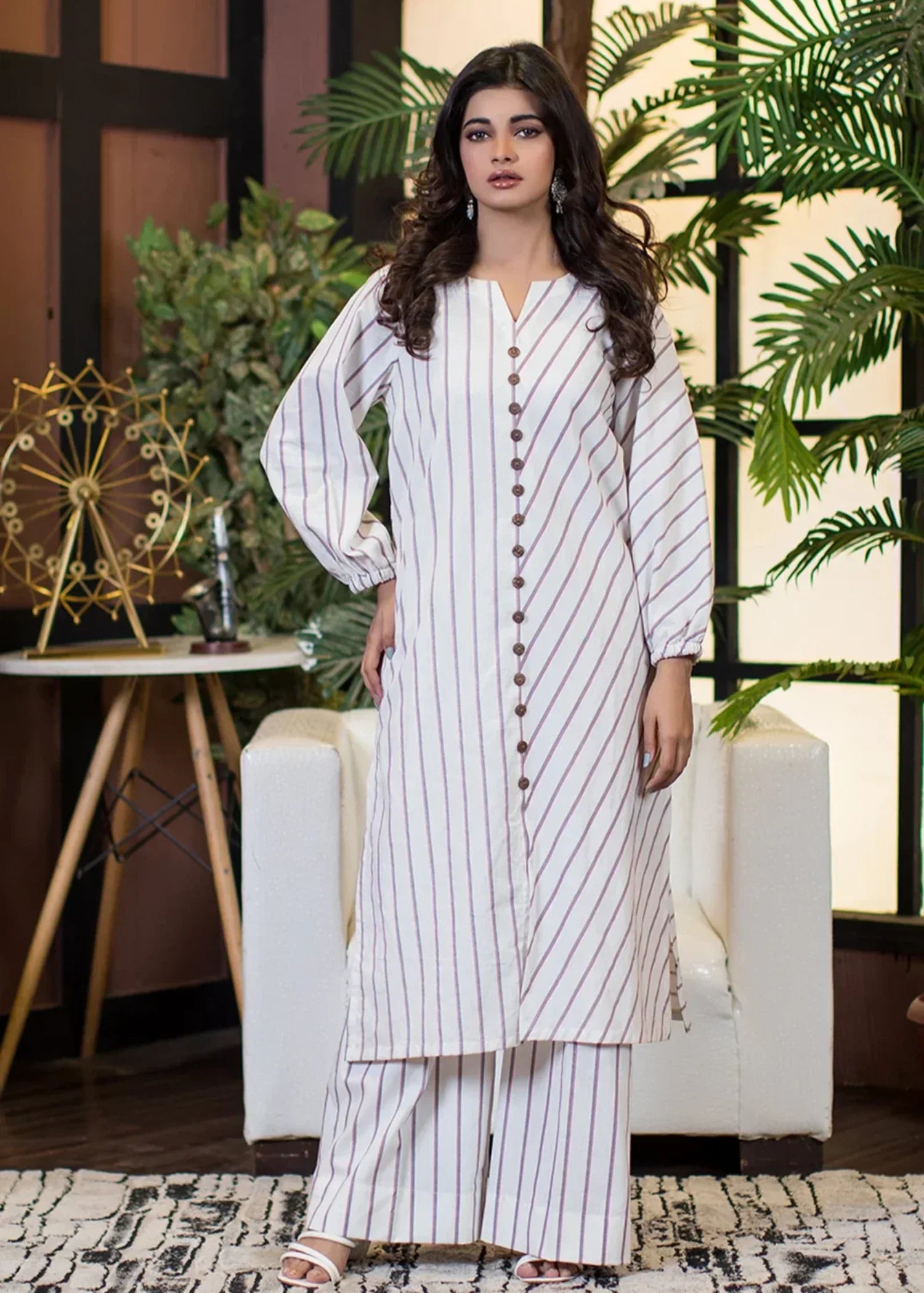 Urban Cut Cotton Printed Kurta Women 1pcs