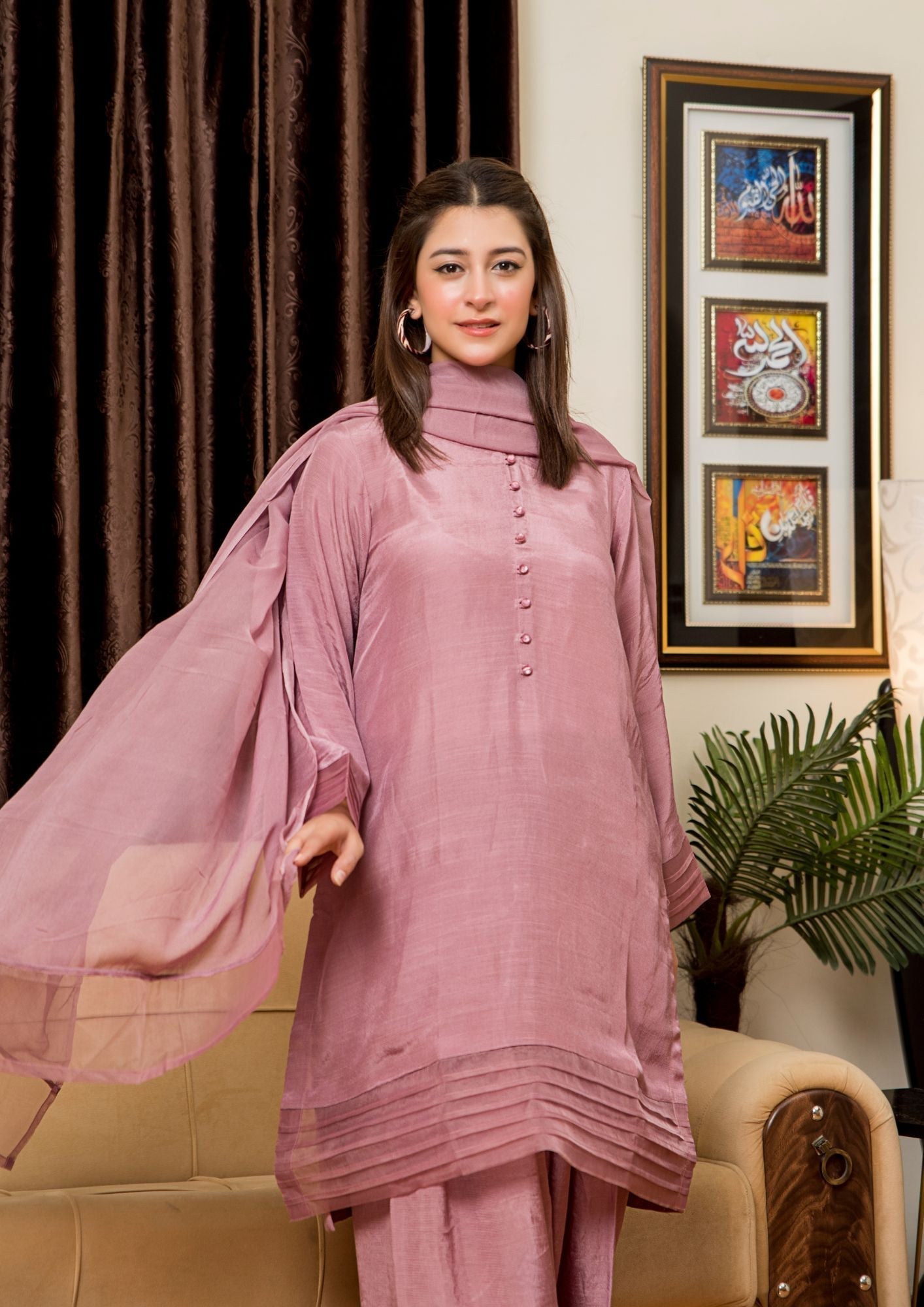 Yolo Pret Raw Silk with Farshi Shalwar ROZANA S25 0024 Women 3pcs