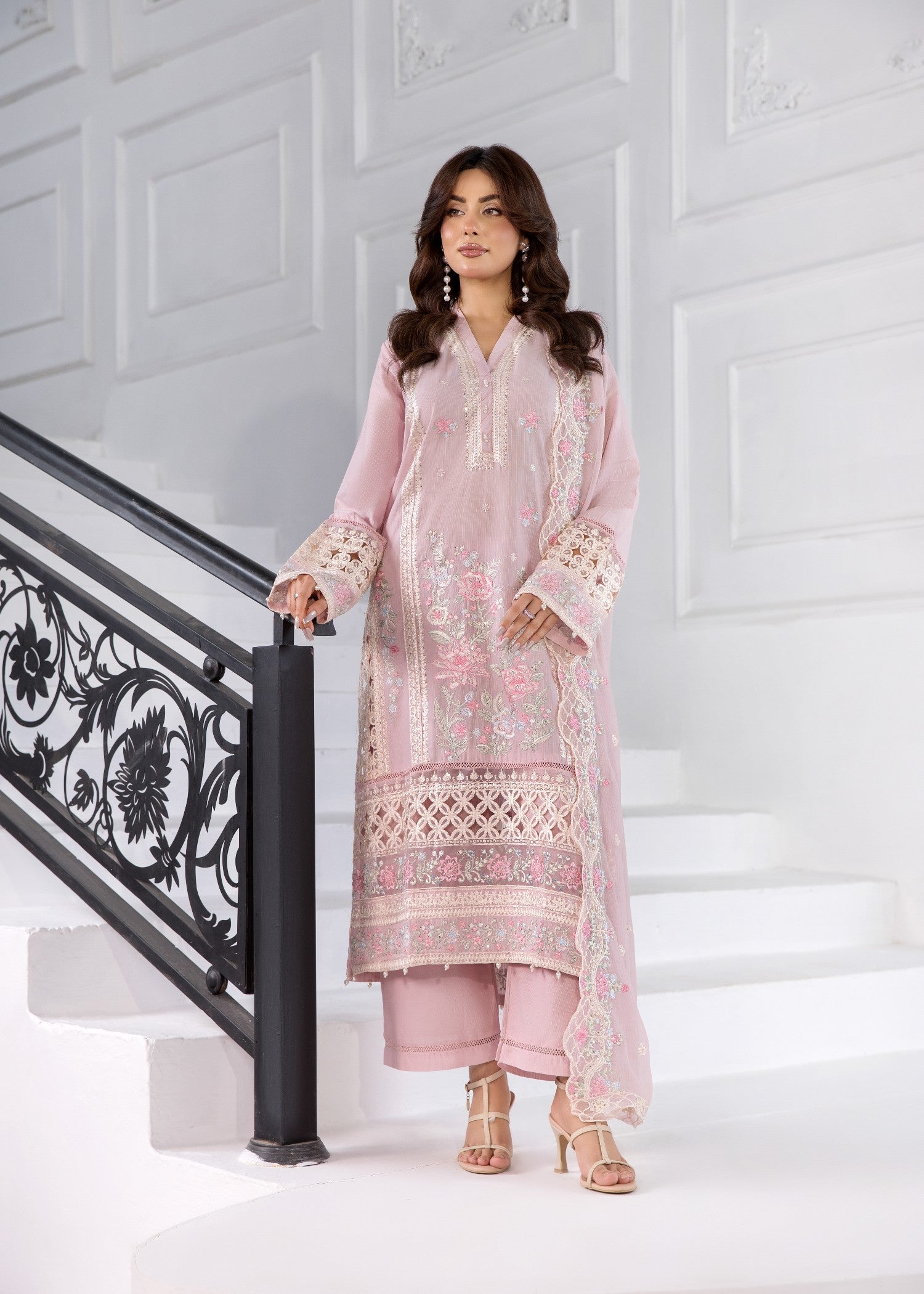 Bin Tayyab (BT006376 PNK 01) Women 3pcs