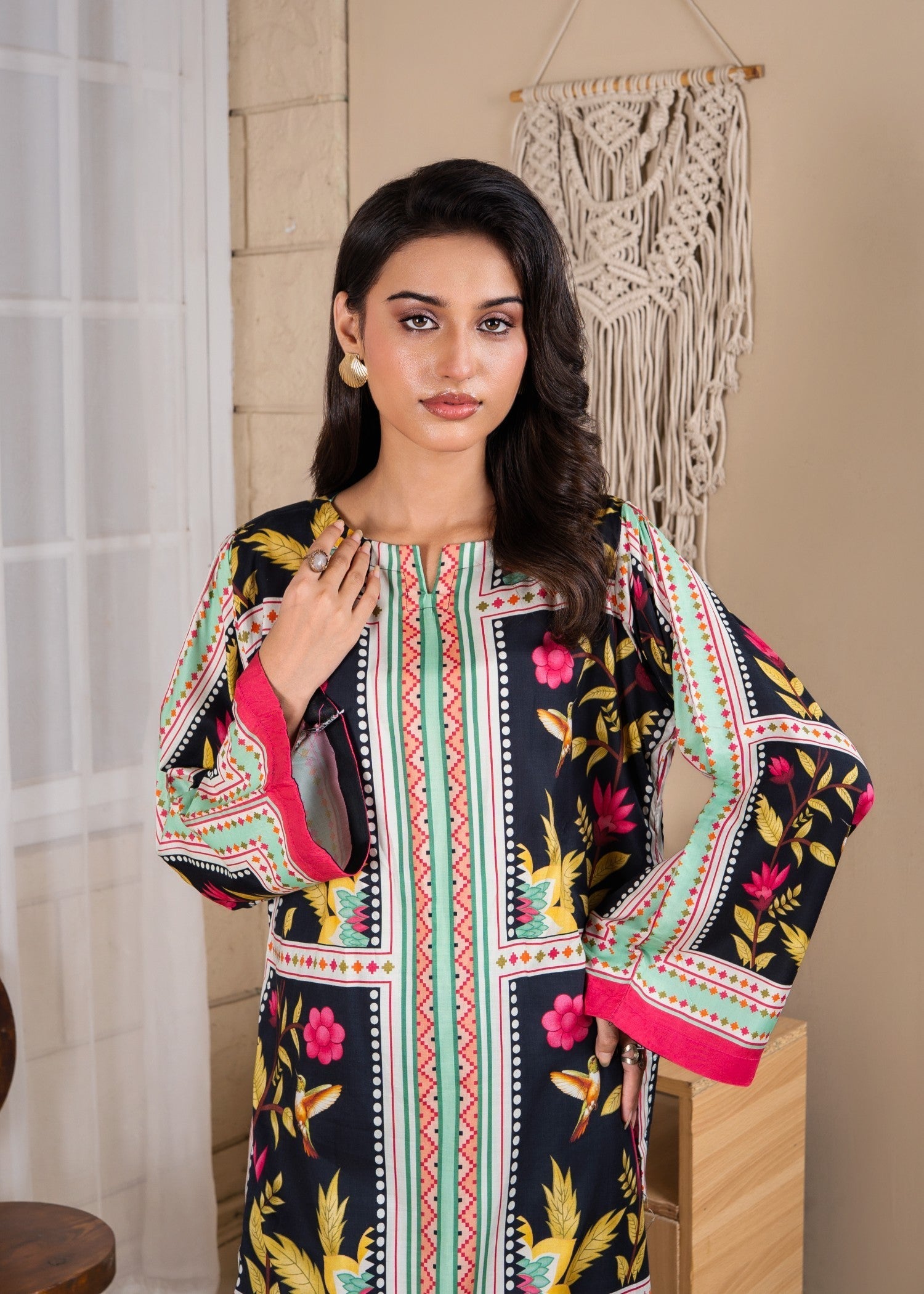 Gulposh Noir Elegence (Digital printed ) Women 2pcs