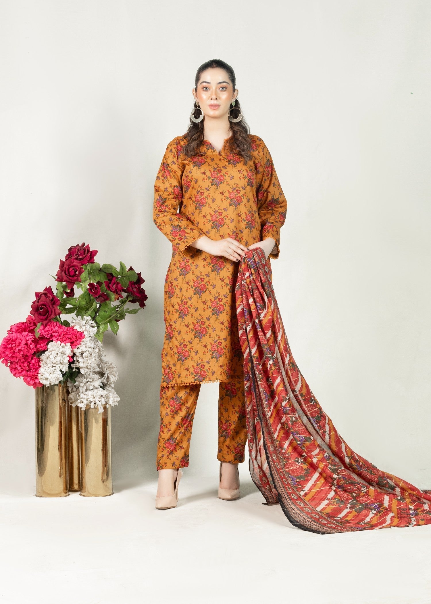 Arosa Mustard Florals Women 3pcs