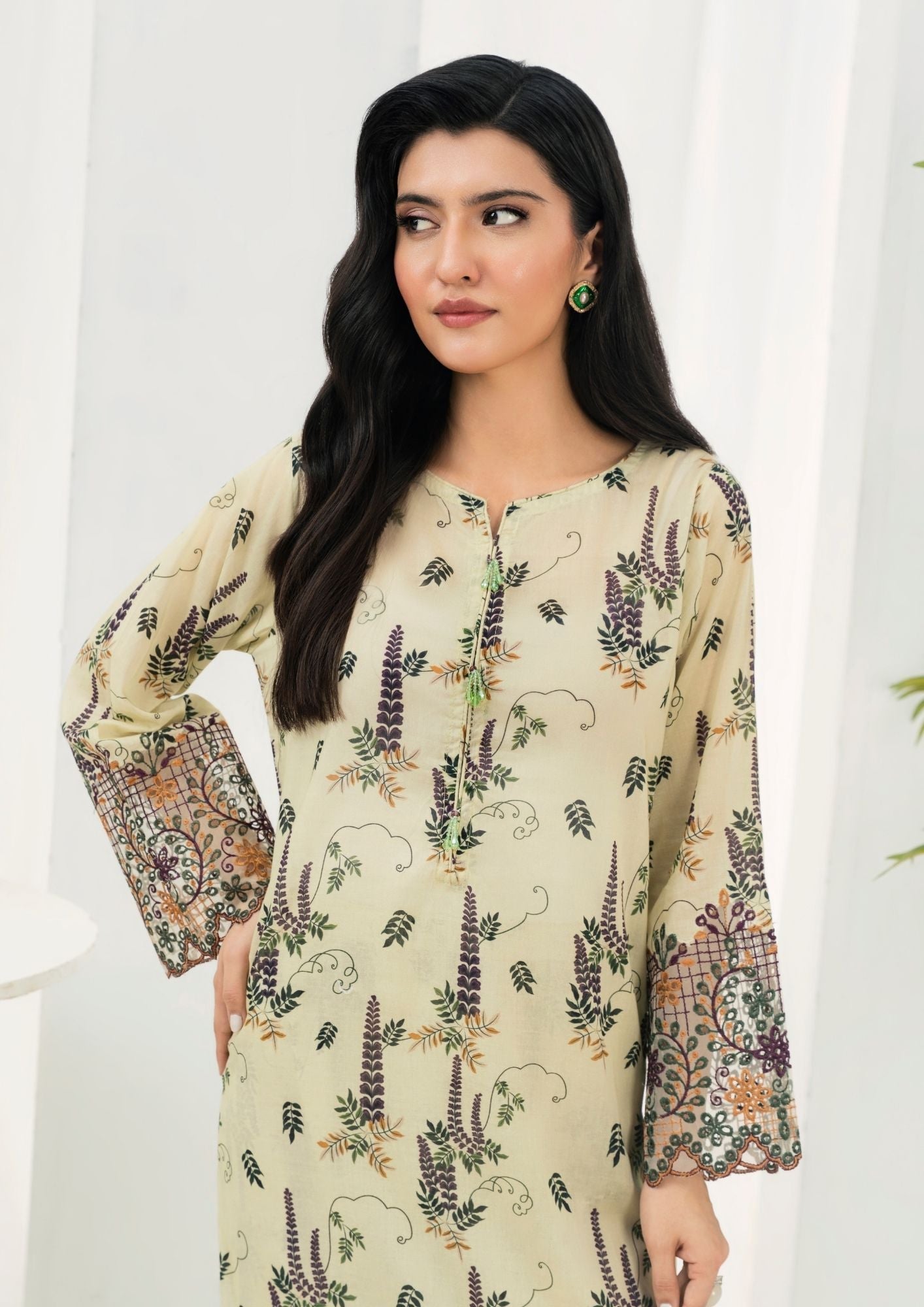 Alfatah Pret Printed Lawn with Embroidery GULZAAR S25 0009 Women 2pcs