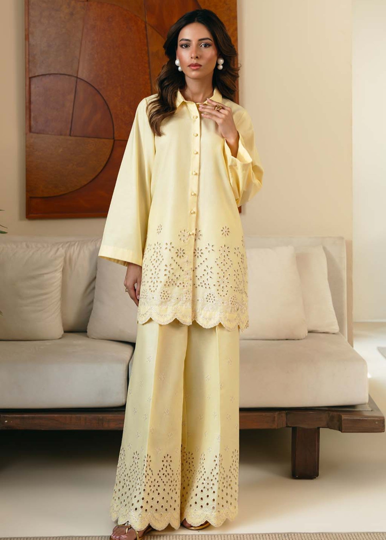 Neeshay SB 01 Yellow Women 2pcs