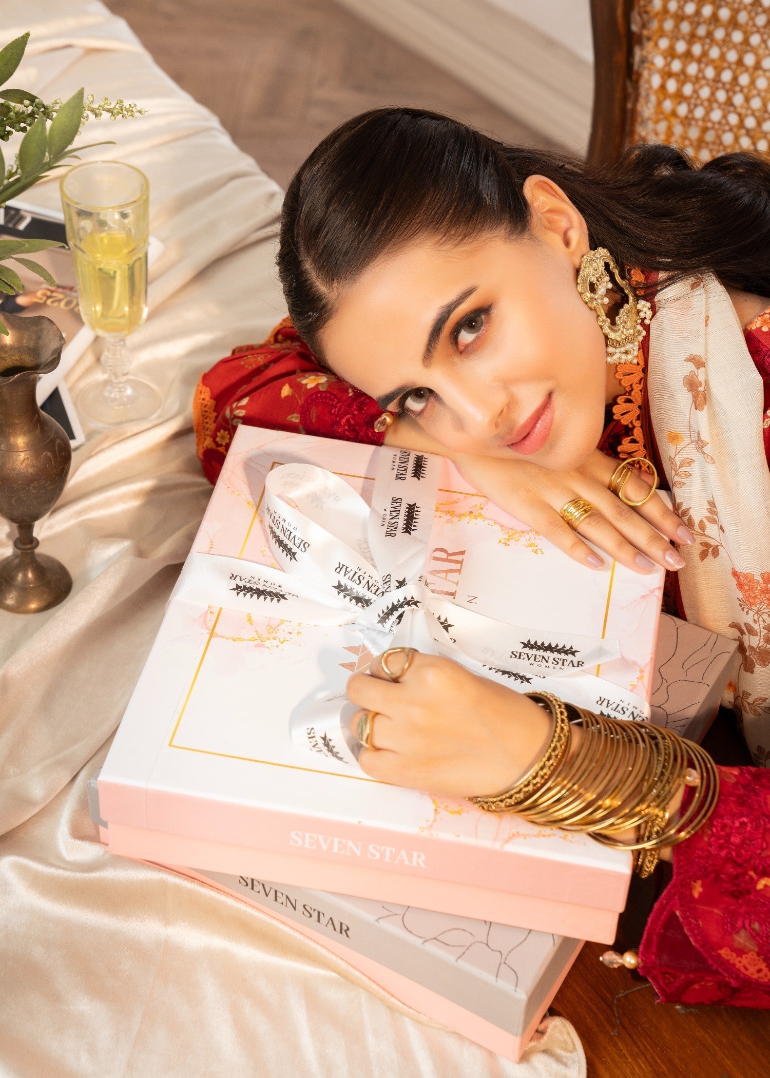 Maisa By Seven Star Printed Embroidered | MPT 2617 Women 3pcs