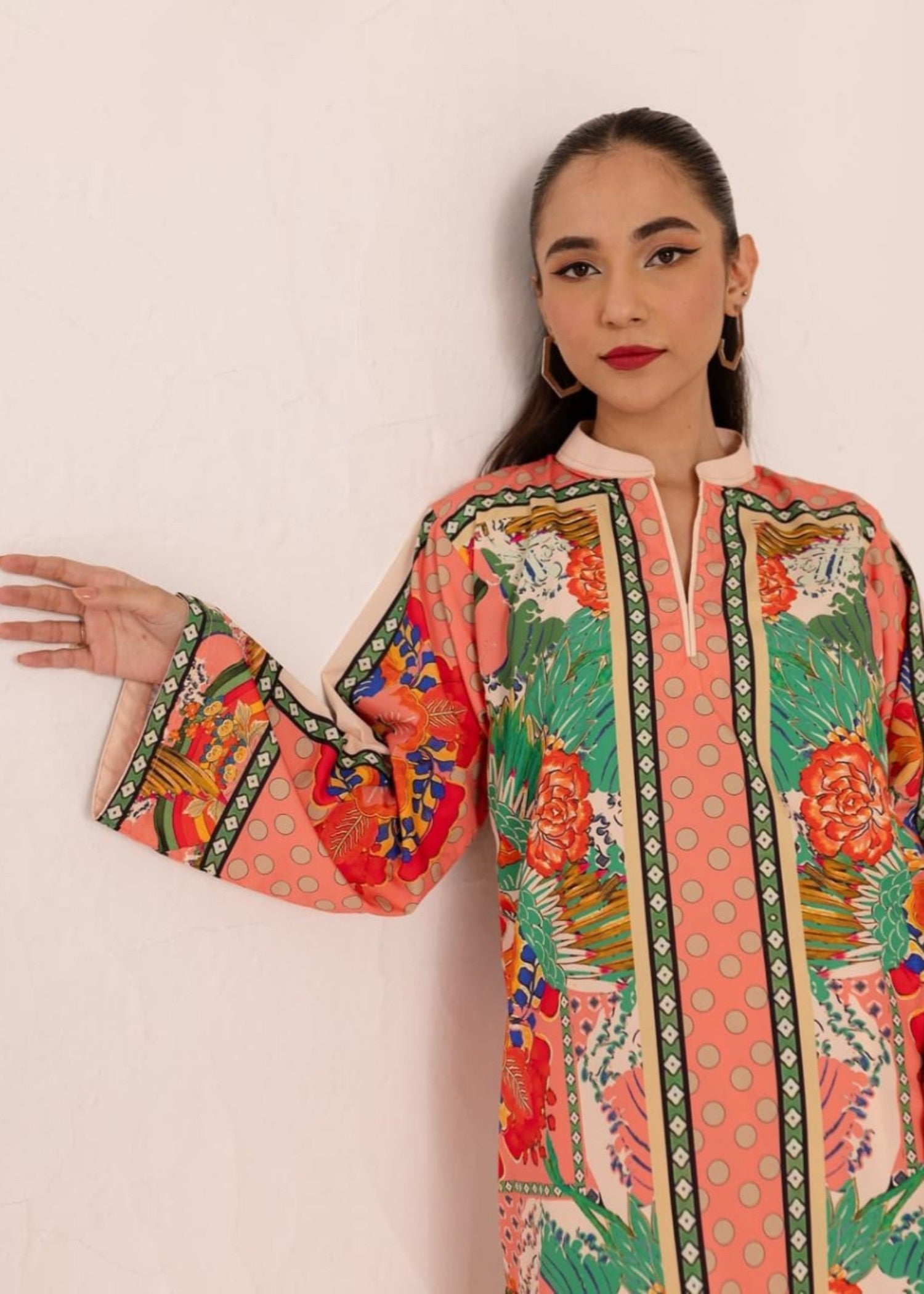 Tehzeeb Libas "Bagh e Baharan" Khaddar Set Women 2pcs