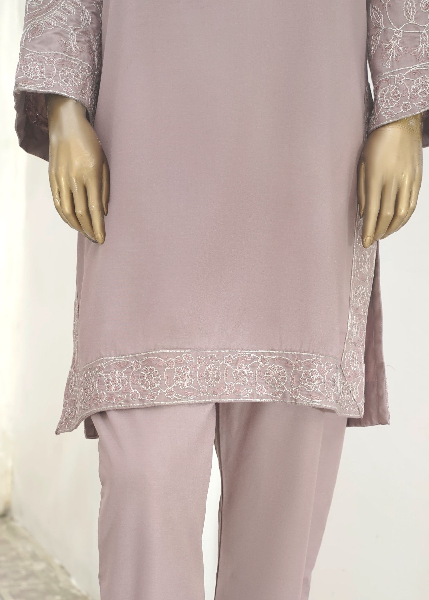 AYLA STUDIO Solid Embroidered SE250408 GUL E NAZUK Women 2pcs