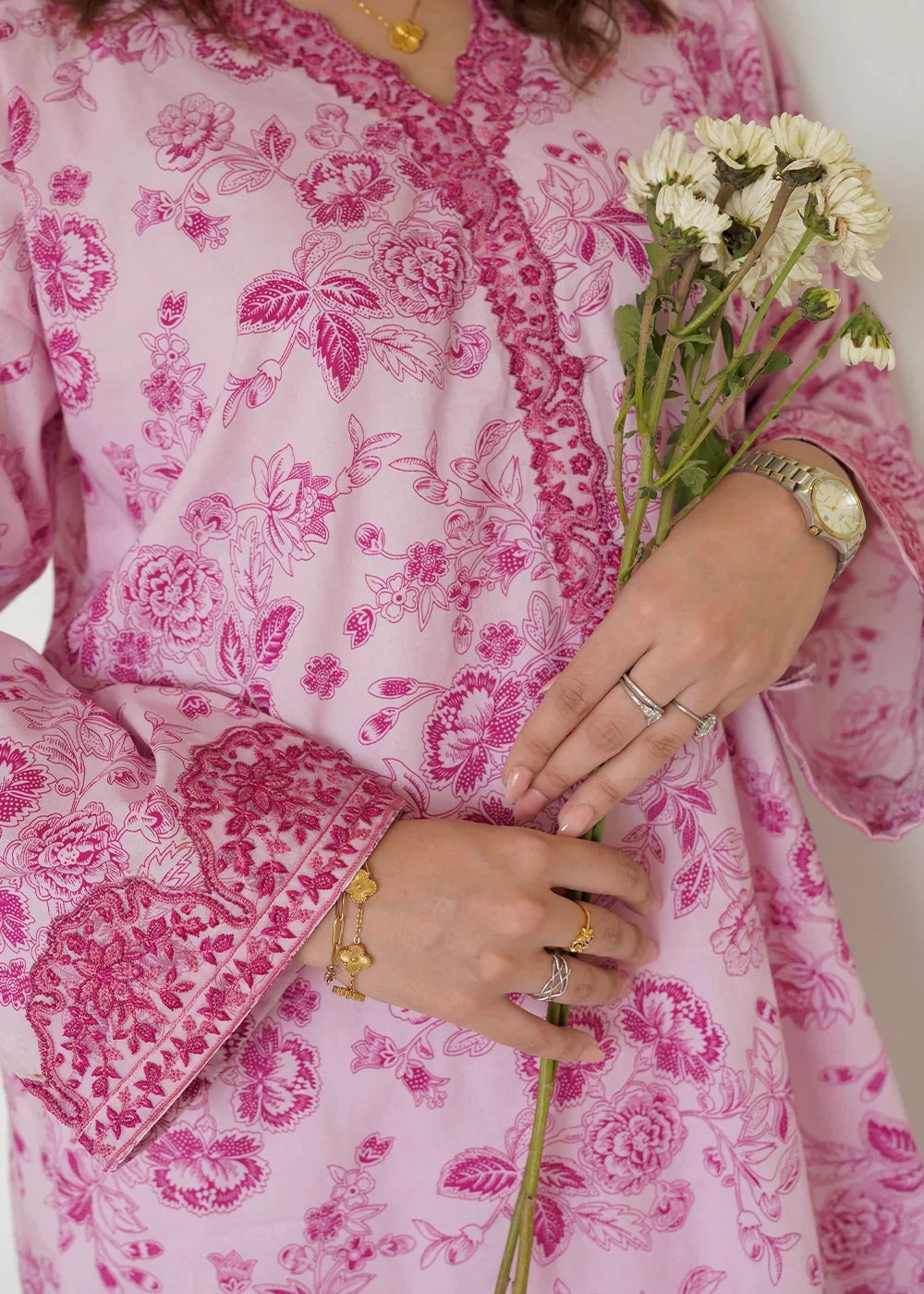 Rashid Textile Stitched LAWN 543 Women 3pcs