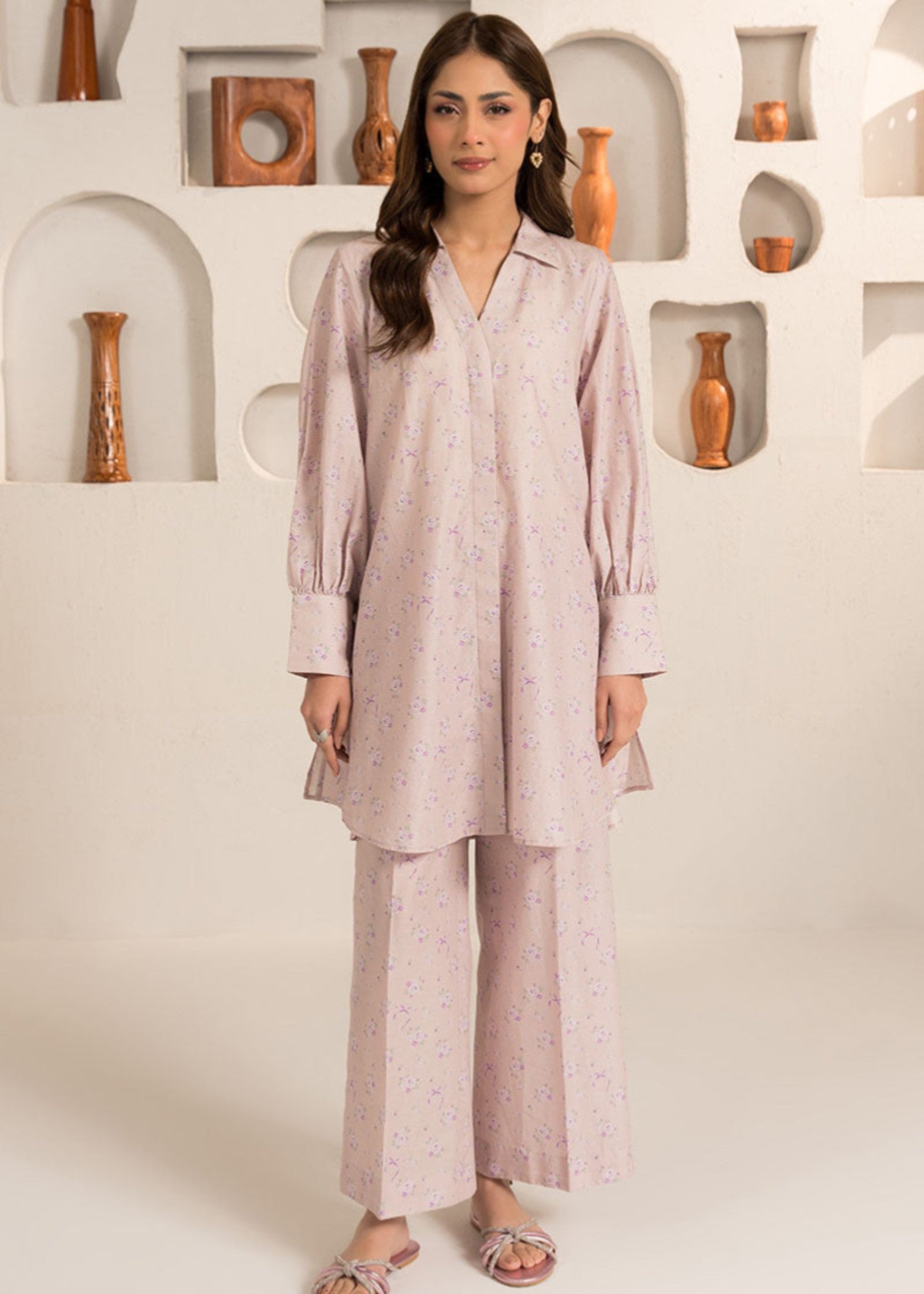 Cross Stitch HUSHED ROSE 0125RTWPRTLWN0102 Women 2pcs