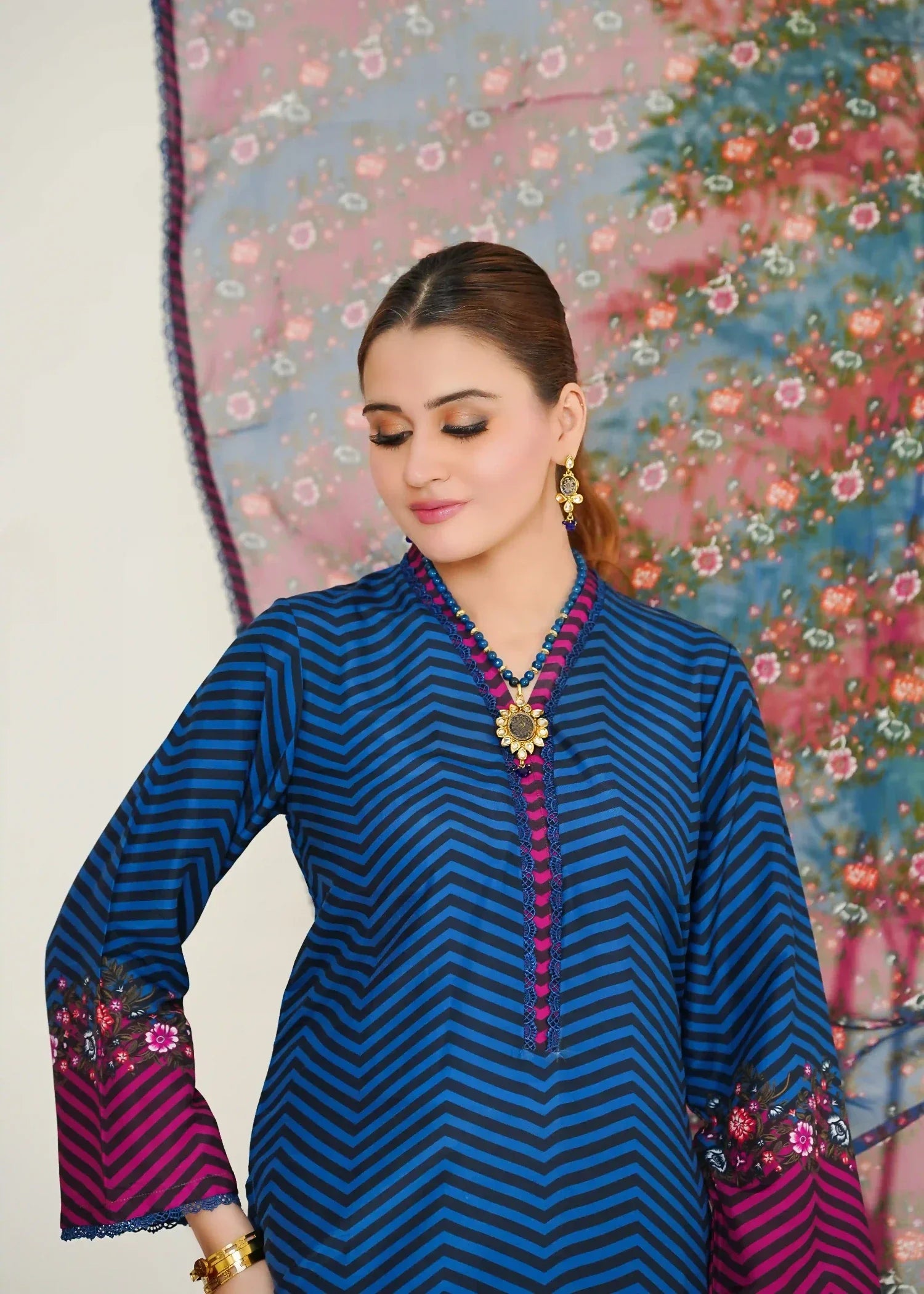 Grape Drape Indigo Fusion Women 3pcs