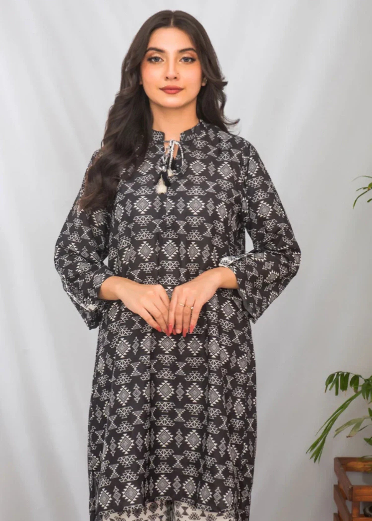 Ochre Swiss Lawn Digital Printed Suit SOLP 18 Women 2pcs