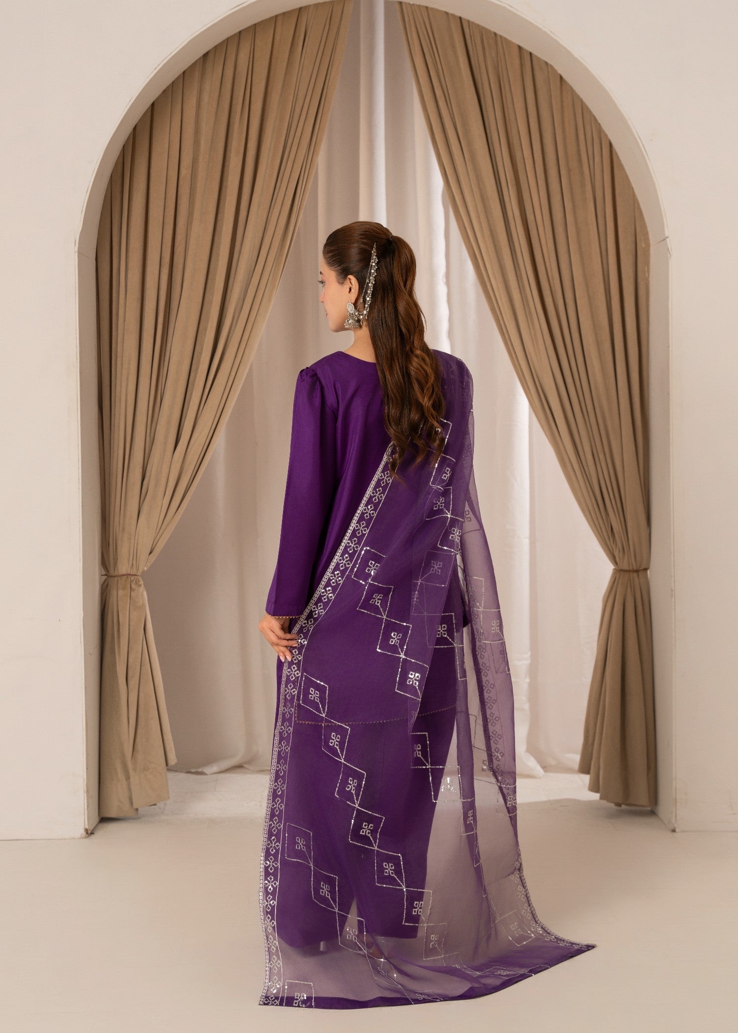 Gulle Eida Farshi Shalwar 1 Women 3pcs