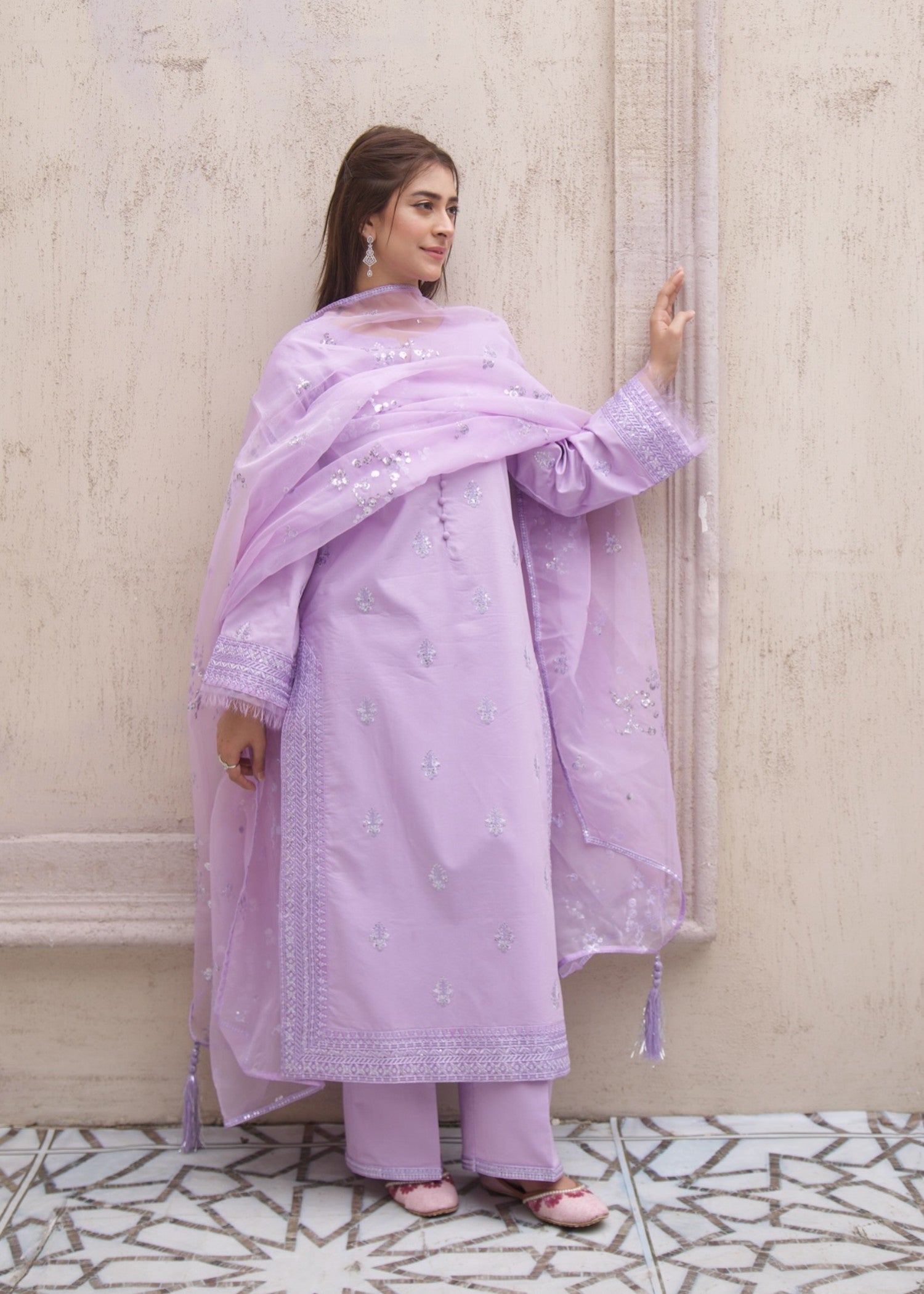 Kunaar Noor e Lilac Women 3pcs