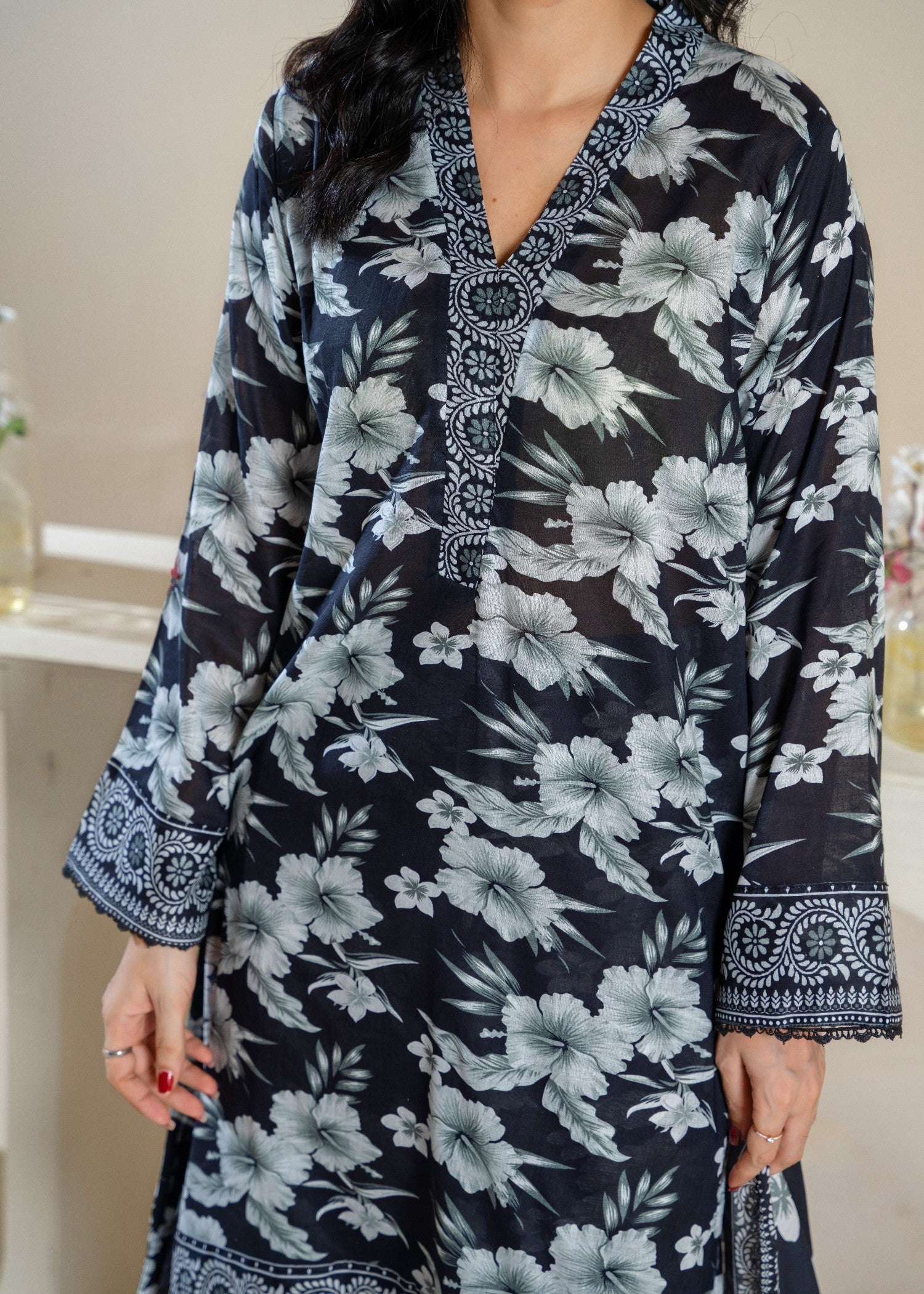 Zeenat & Zoha Mid Night Women 3pcs