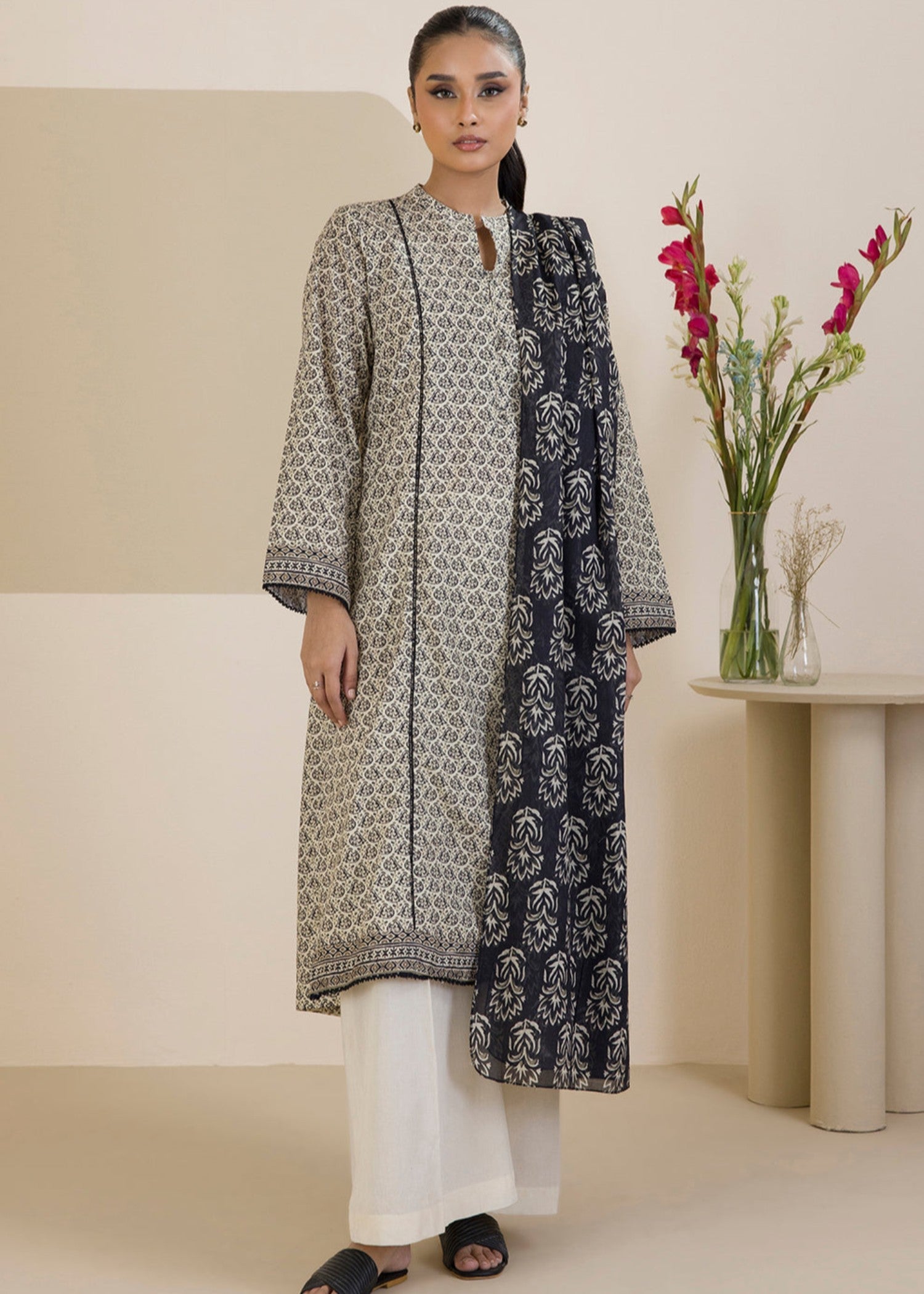 Zellbury WPS2522166 Beige Women 2pcs