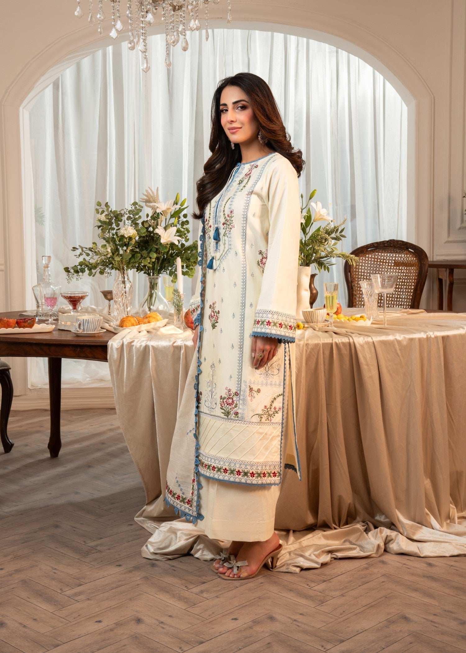 Maisa By Seven Star Luxury Embroidered | CLE 0203 Women 3pcs