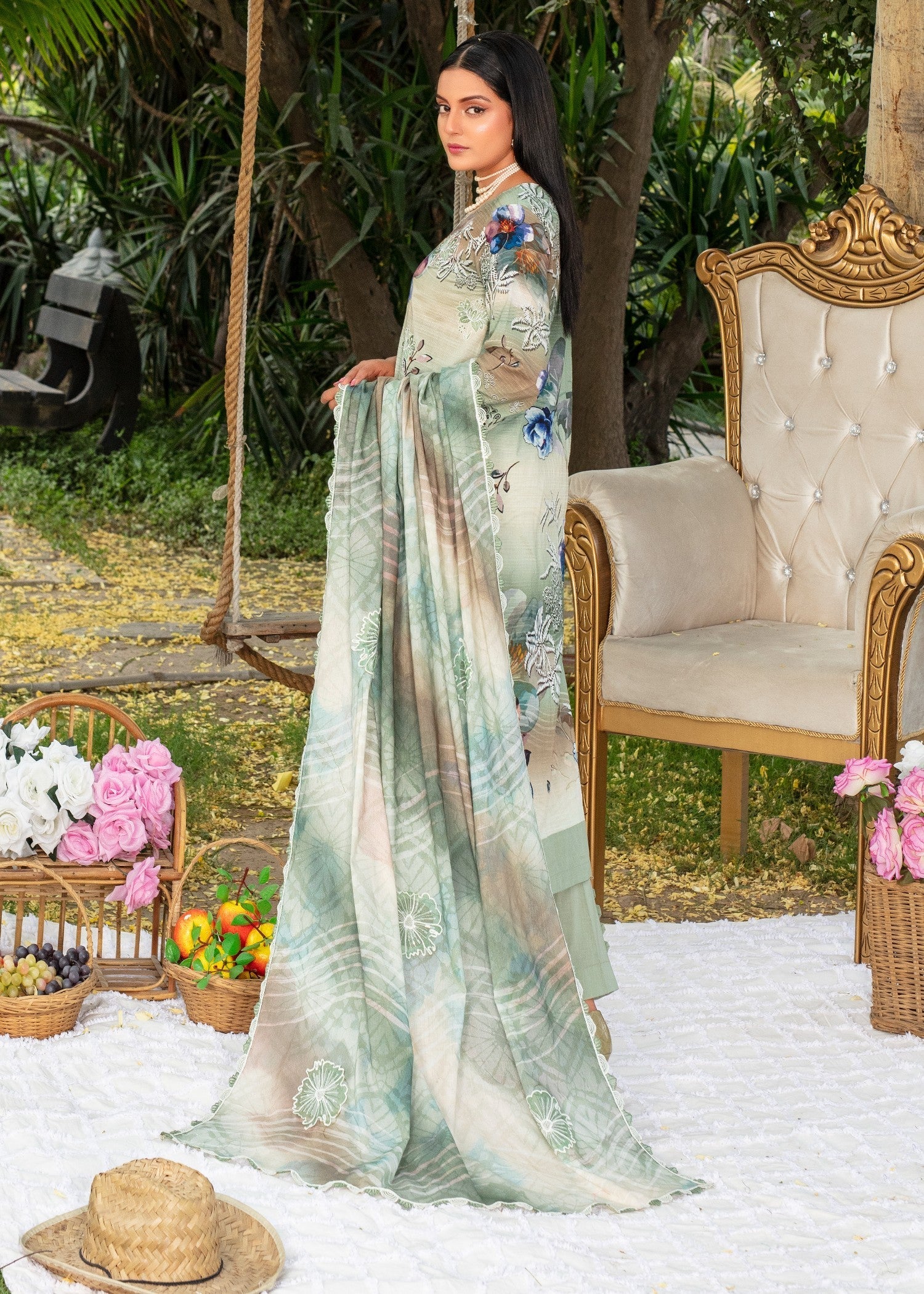 Ayeza Collection Multi Kurta Set 05 Women 3pcs