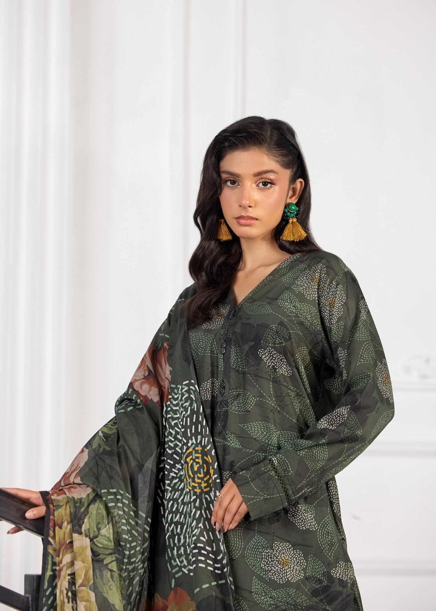 Bin Tayyab (BT006370 GRN 04) Women 3pcs