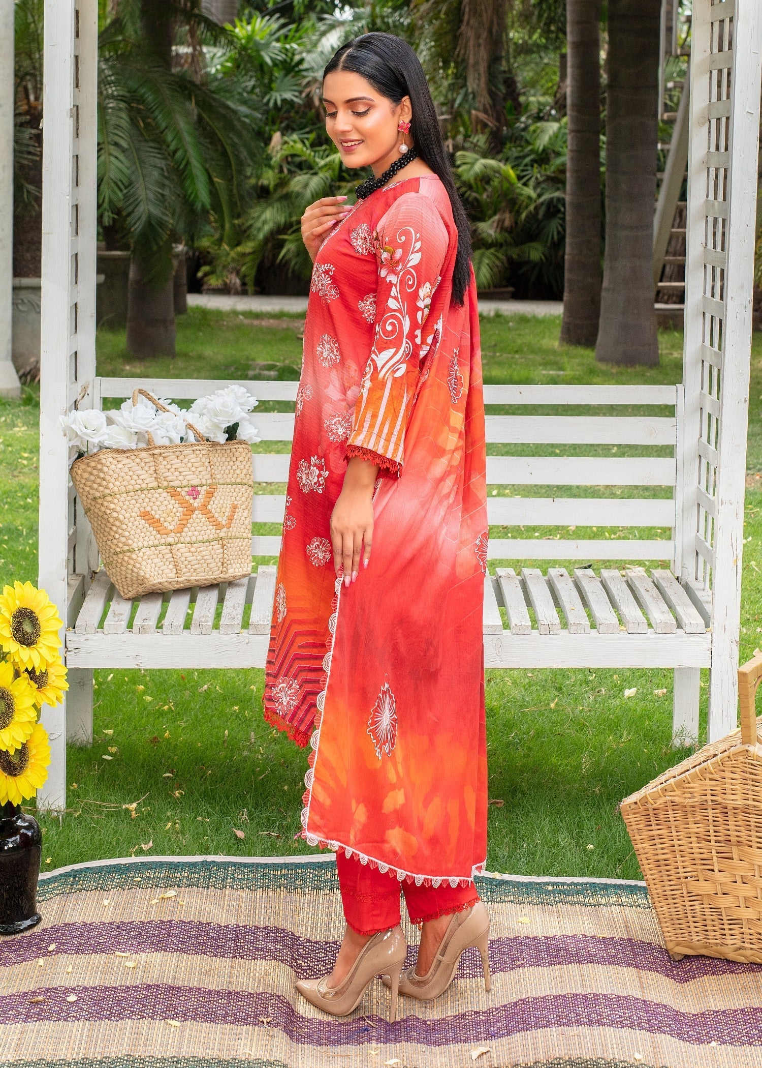 Ayeza Collection Multi Kurta Set 01 Women 3pcs