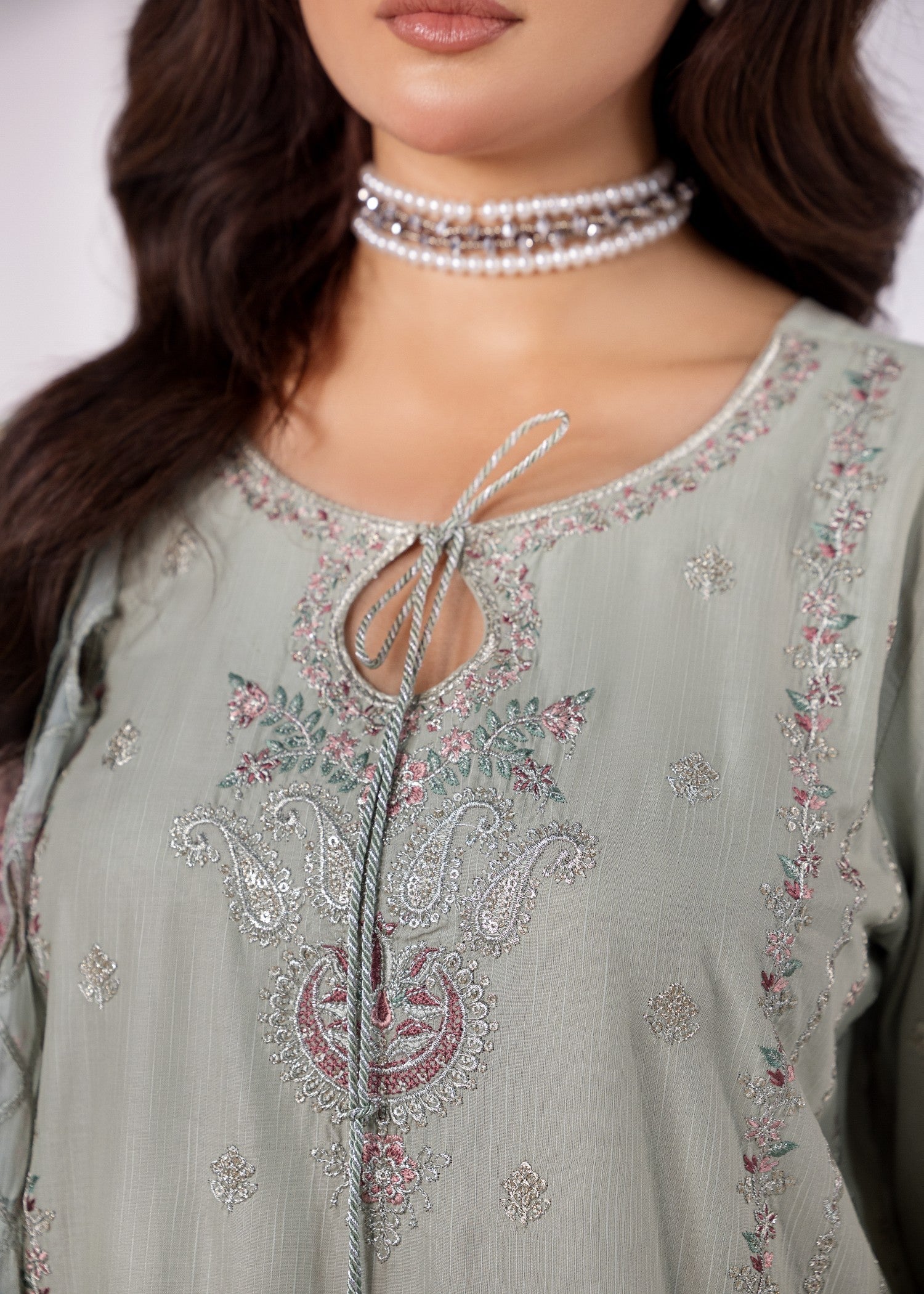 Bin Tayyab (BT006287 PST GRN) Women 3pcs