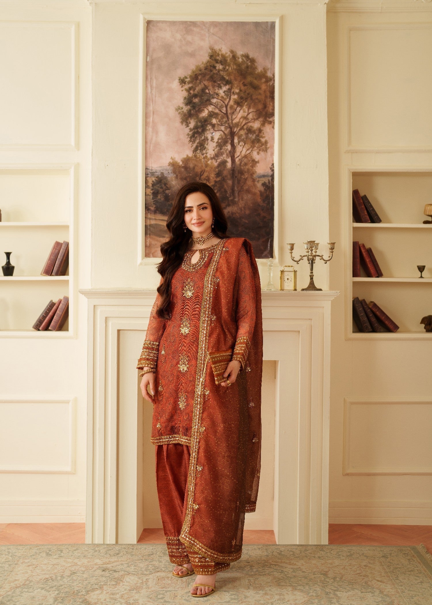 Mohagni LD 02 STITCHED I UNSTITCHED Women 4pcs