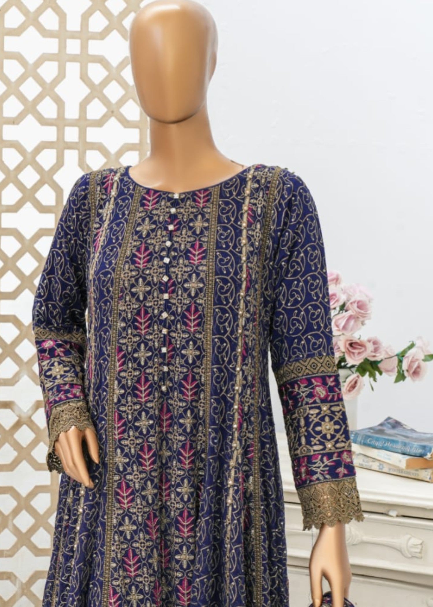 Ahmed Creations AYZEL BLUE Women 3pcs