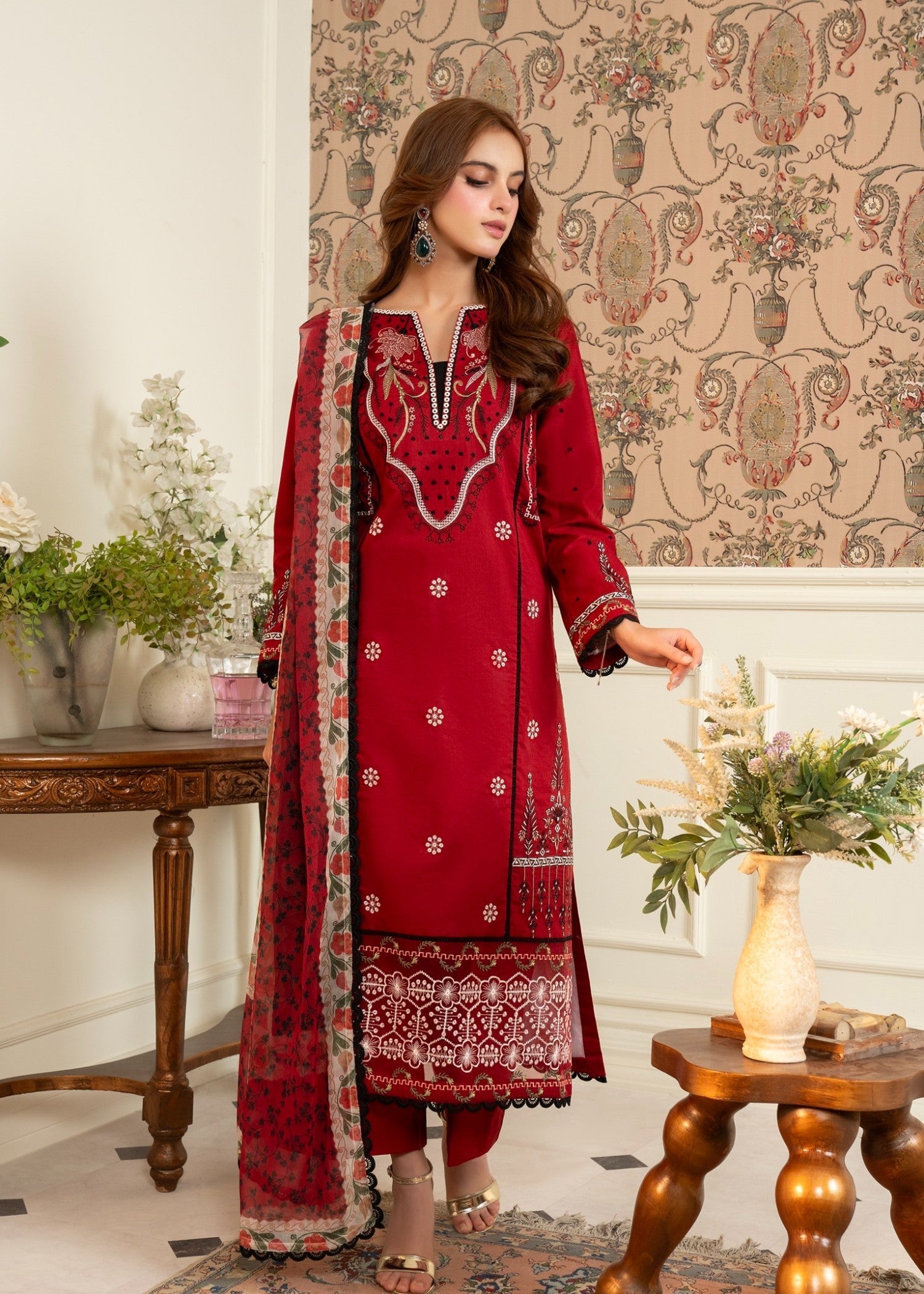 Maisa By Seven Star Luxury Embroidered | CLE 0201 Women 3pcs