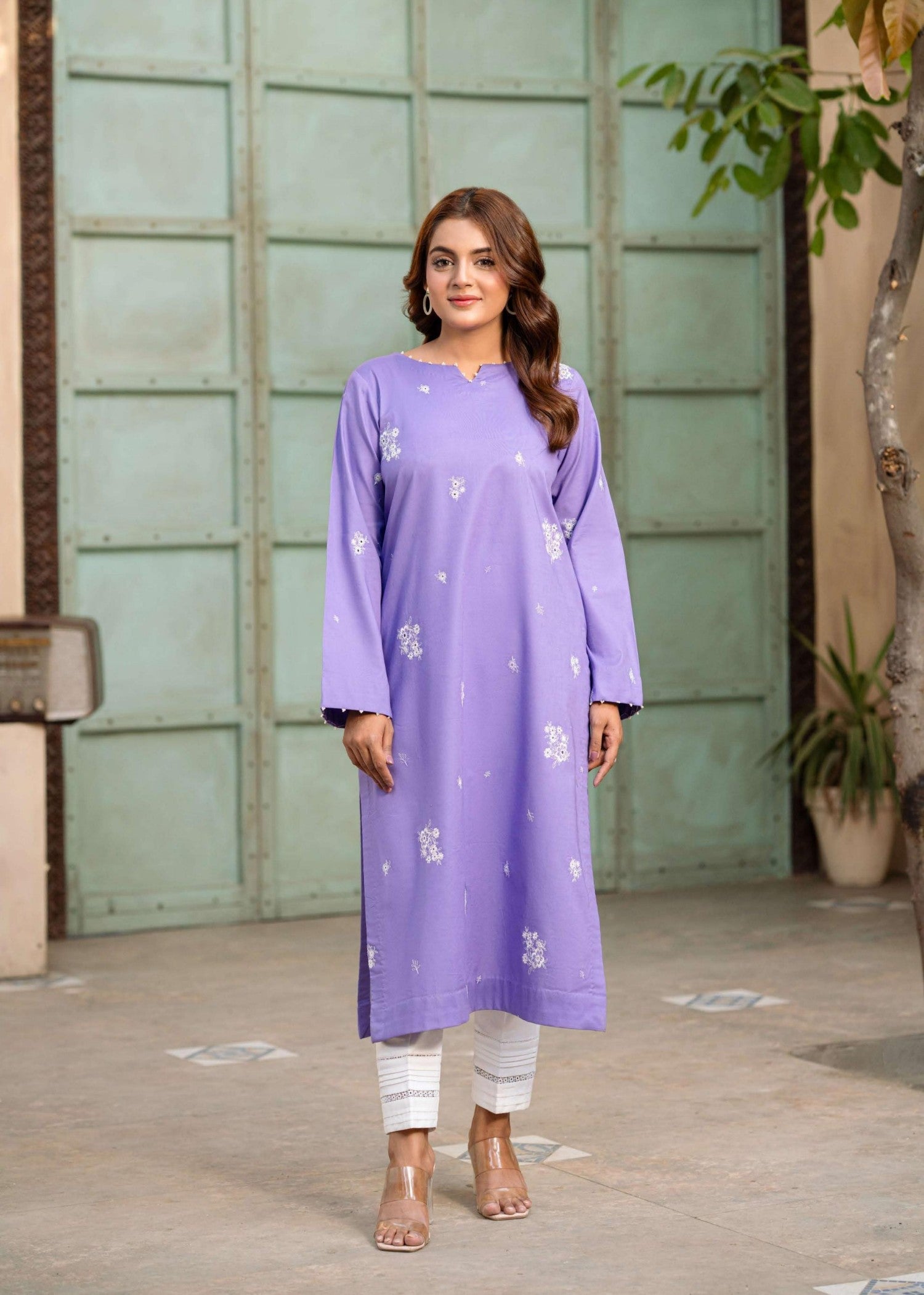 Musaif Nashrah Stitched () Women 2pcs