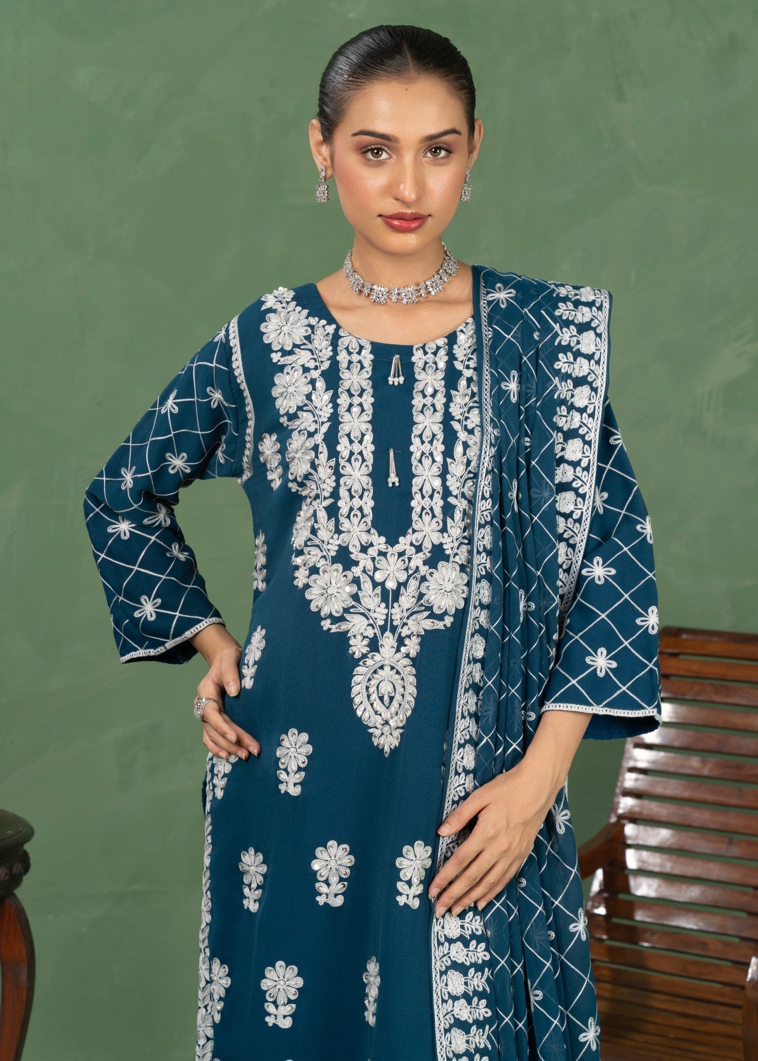 Four Season Boutique ZEWAR TEAL Women 3pcs