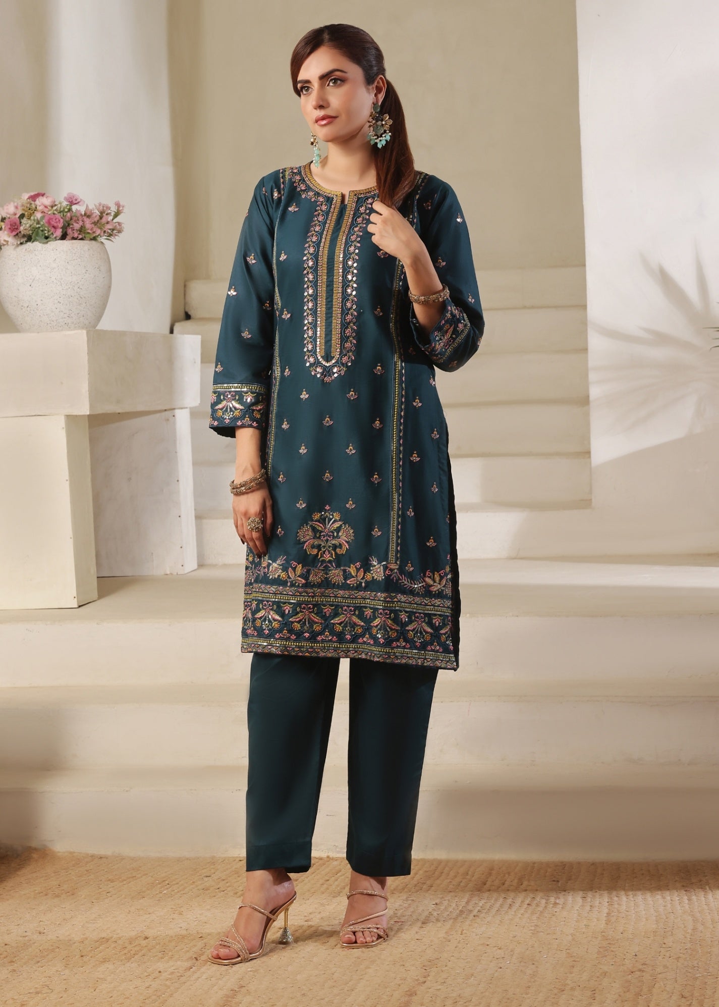 Ayra Pret Rang Deep Sea Green Women 2pcs