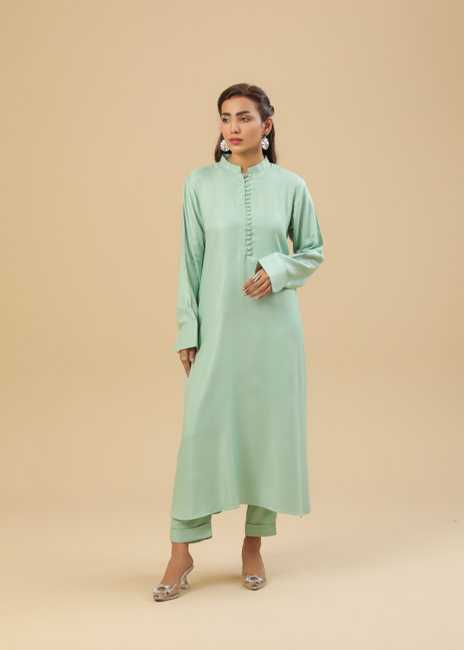 Zenyre Mint Dove Solid Set Women 2pcs
