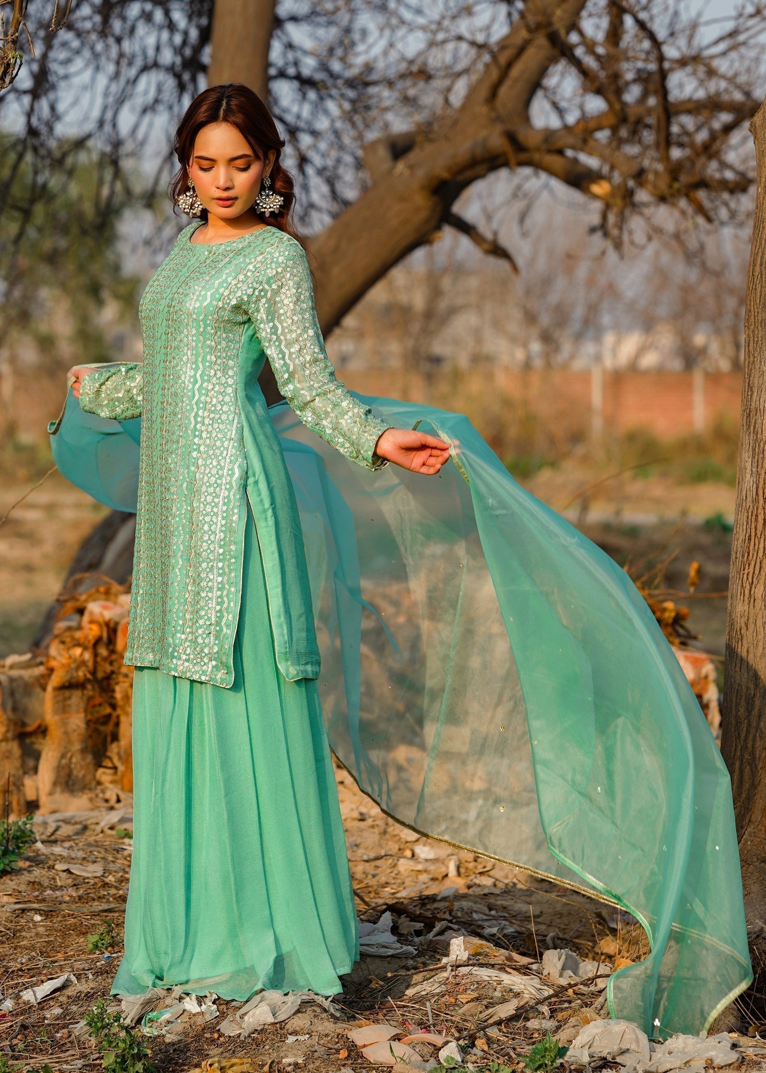 Fashion Trends 4 U Mehnaz Women 3pcs