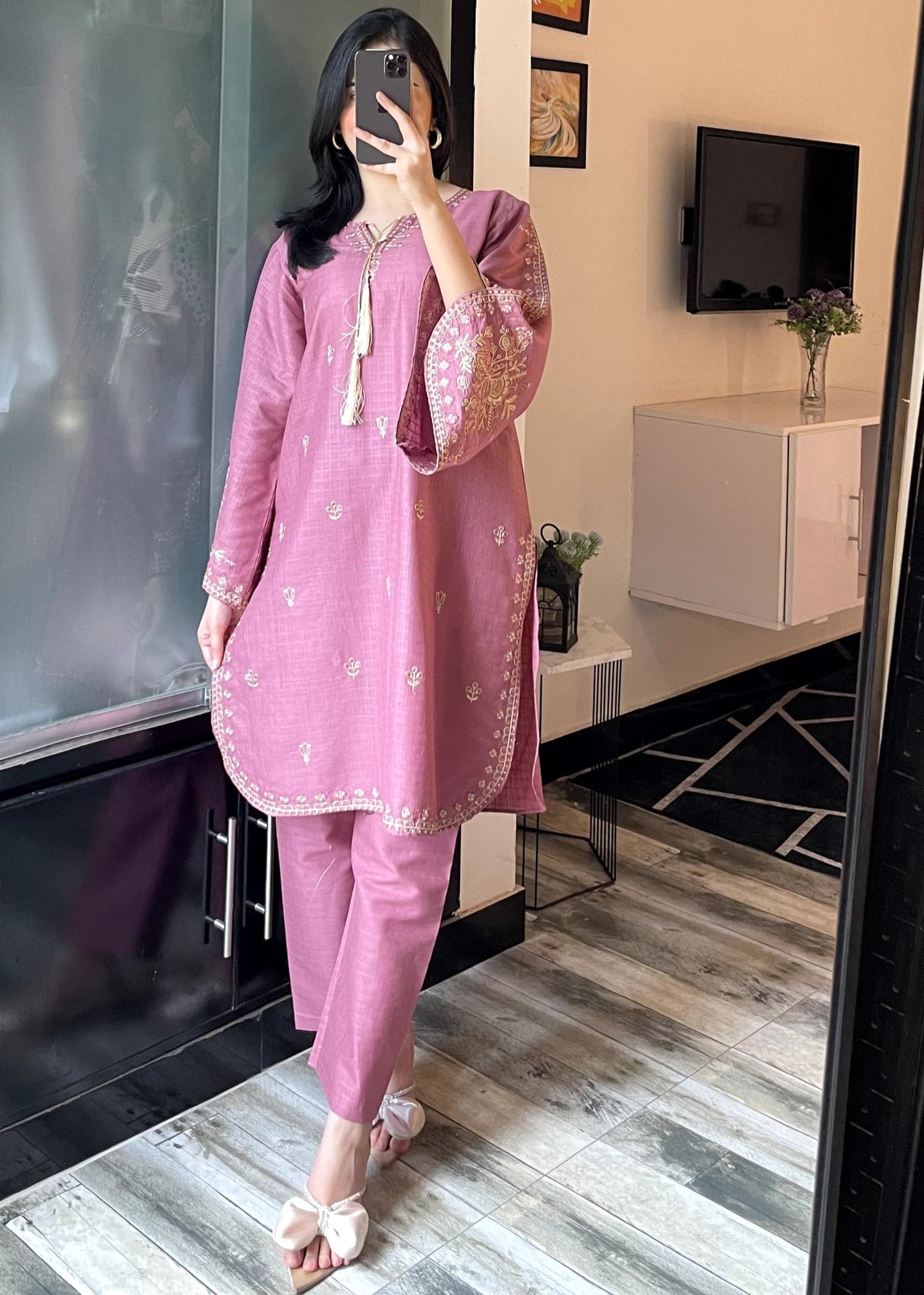 Tehzeeb Libas ZUNAIRA GAJRI Women 2pcs