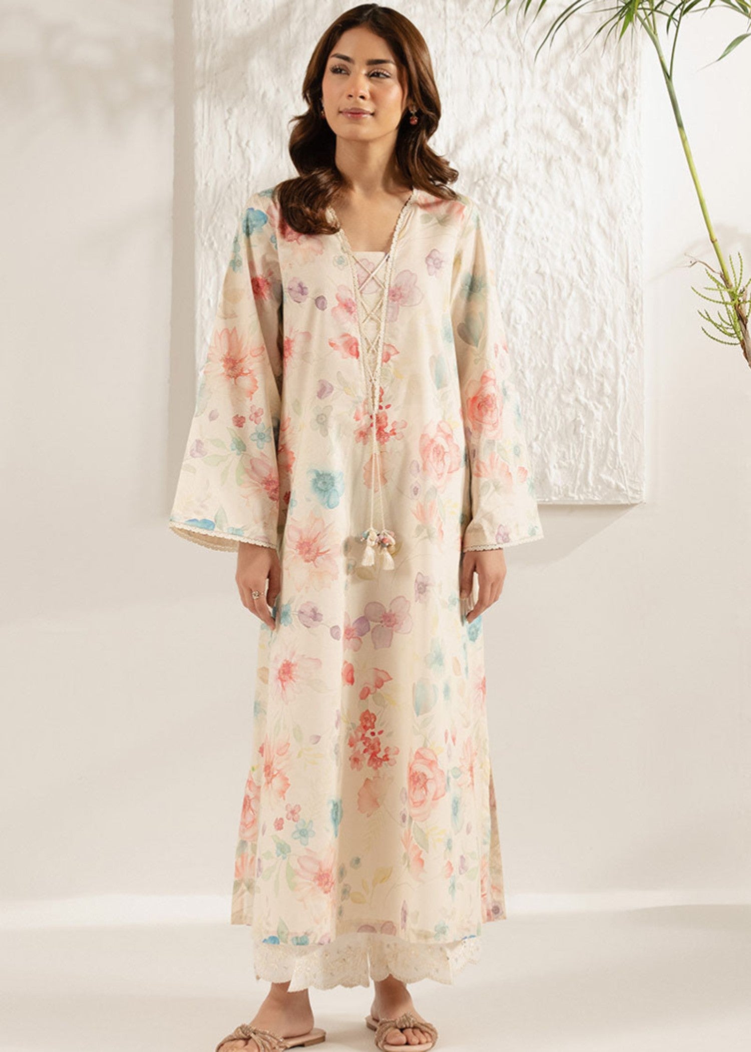 Cross Stitch IVORY TEAL 0125RTWPRTLWN0305 Women 1pcs