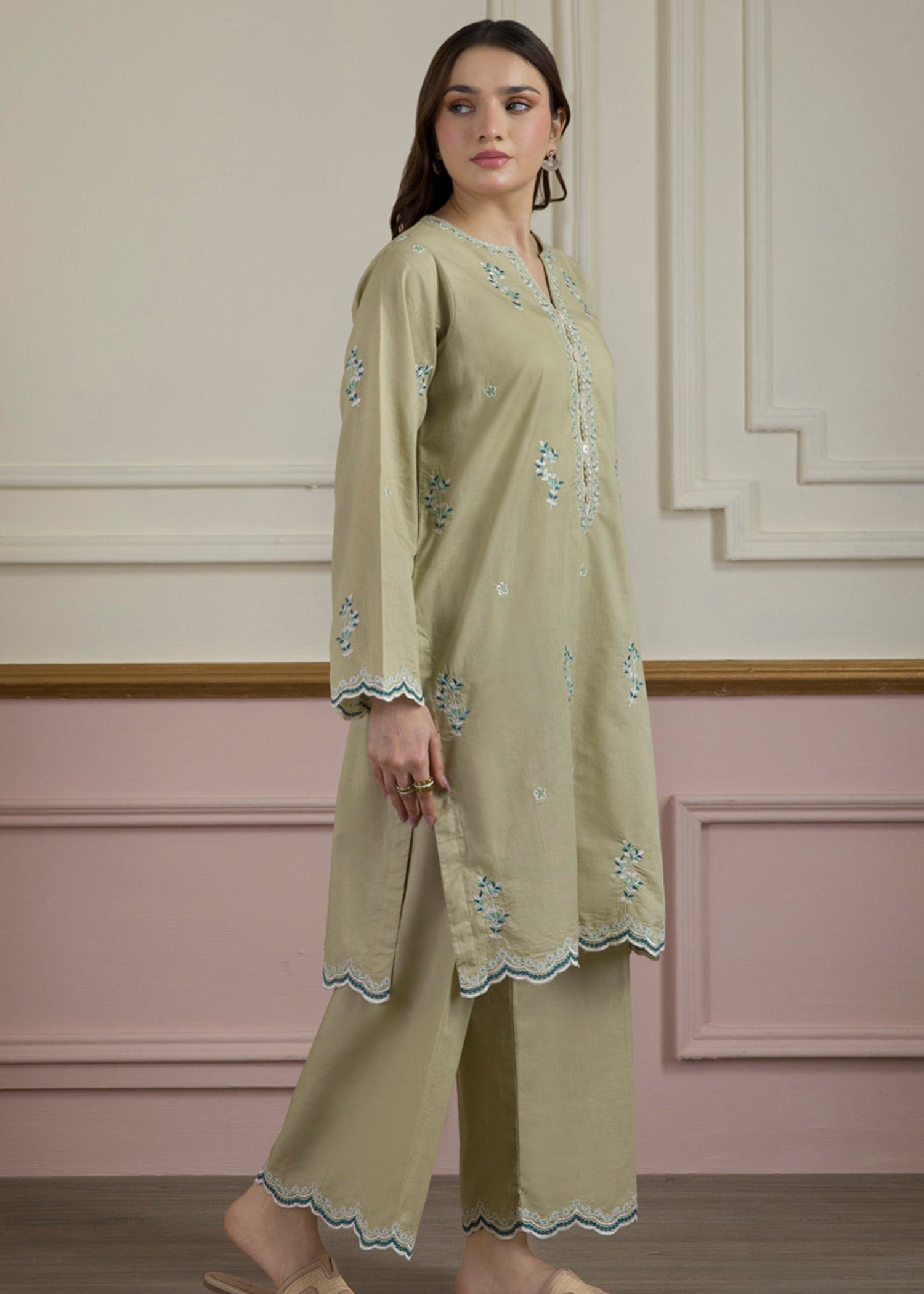 Zellbury WPS2522599 Beige Women 2pcs